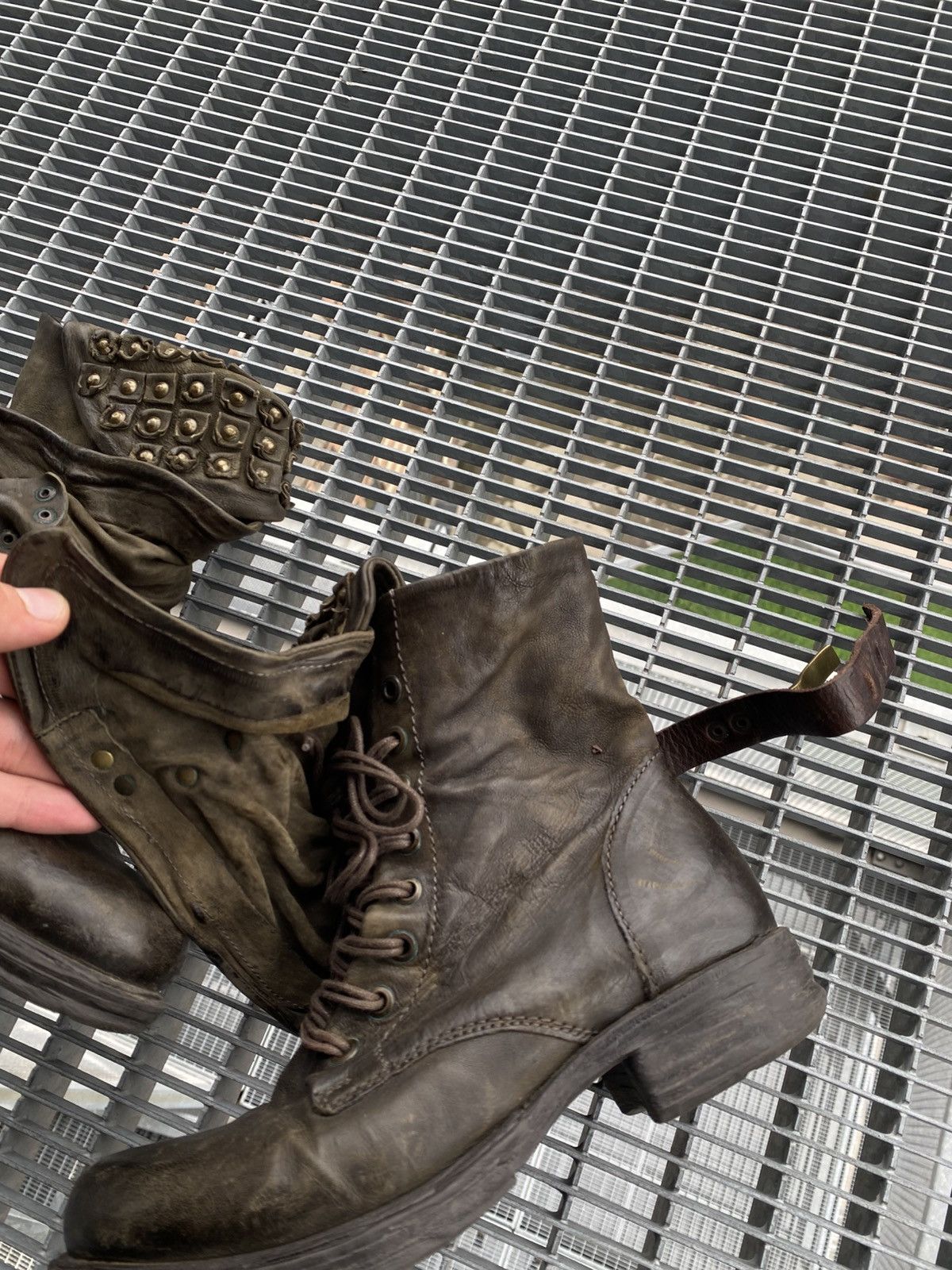 A.S.98 A.S.98 Vintage Leather Avant-garde Boots Size US 7 / IT 37 - 4 Thumbnail