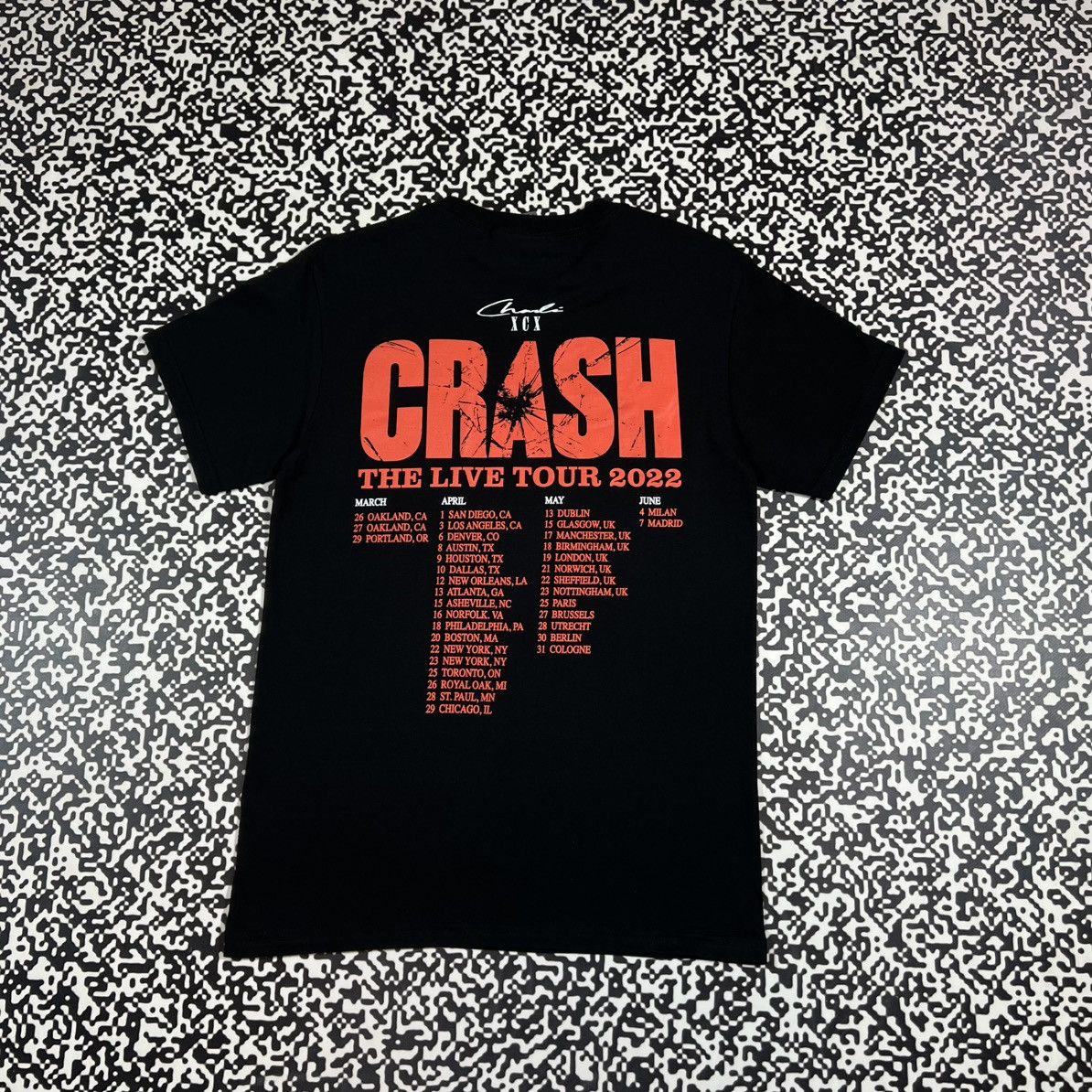 Band Tees Vintage Y2K Charlie XCX Band Tee Crash Sex Porn Style Girl Size US S / EU 44-46 / 1 - 2 Thumbnail