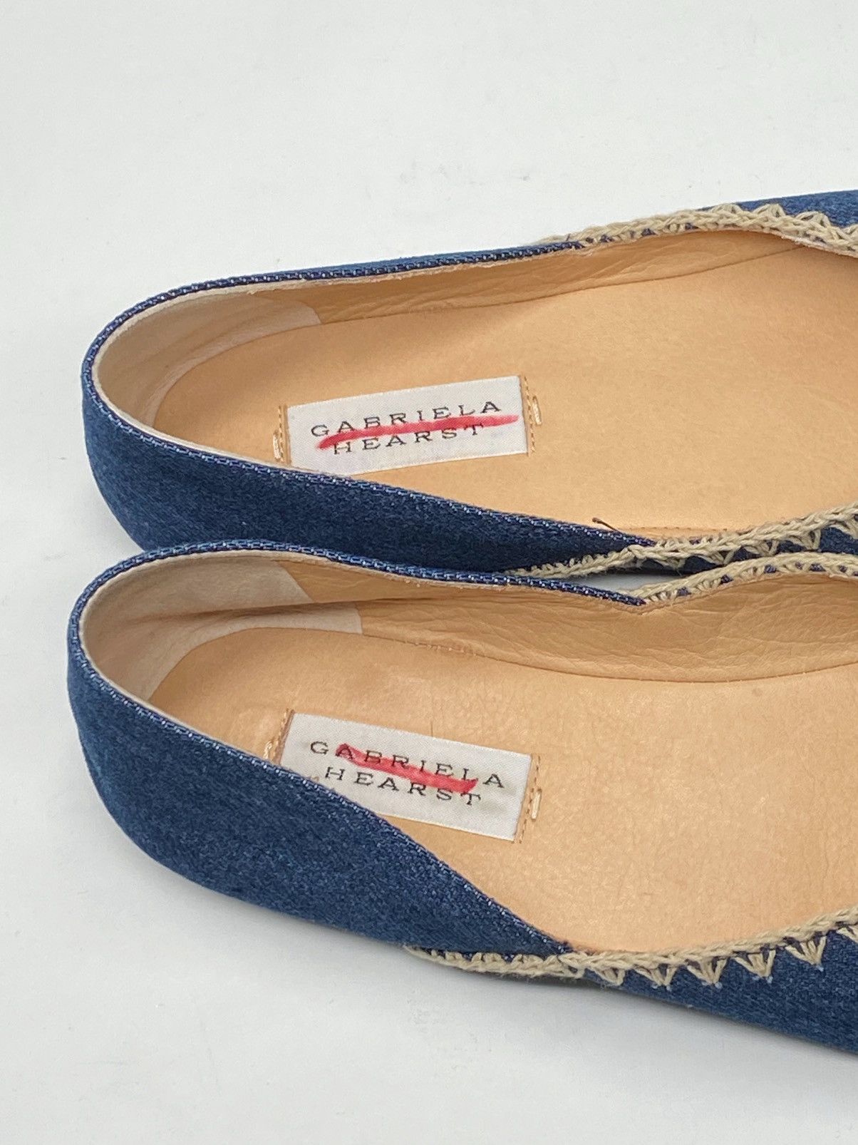 Gabriela Hearst Gabriela Hearst Avner Denim Stitch Ballerina Flats size 38 Size US 8 / IT 38 - 10 Thumbnail