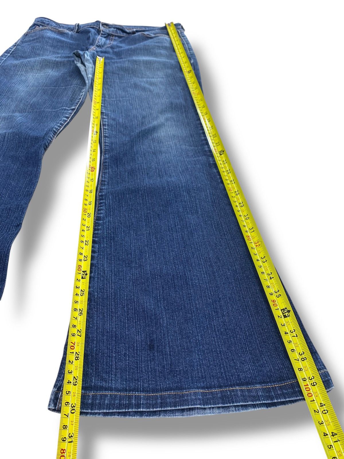 Levi's Levi’s X Cristina Llorca Faded Wash Style Flare Jeans Size US 34 / EU 50 - 12 Thumbnail