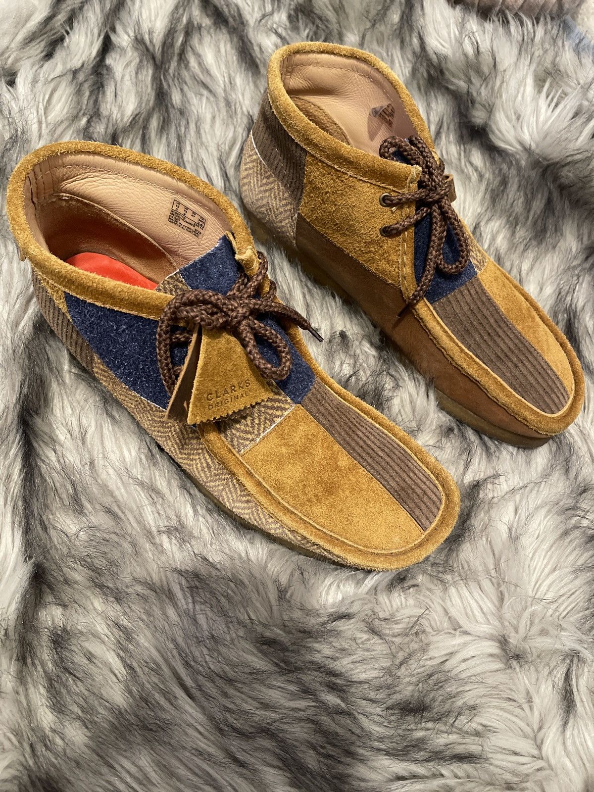 Bodega × Clarks Clarks ORIGINAL WALLABEE 2.0 ‘BODEGA HERITAGE PATCHWORK Size US 13 / EU 46 - 1 Thumbnail