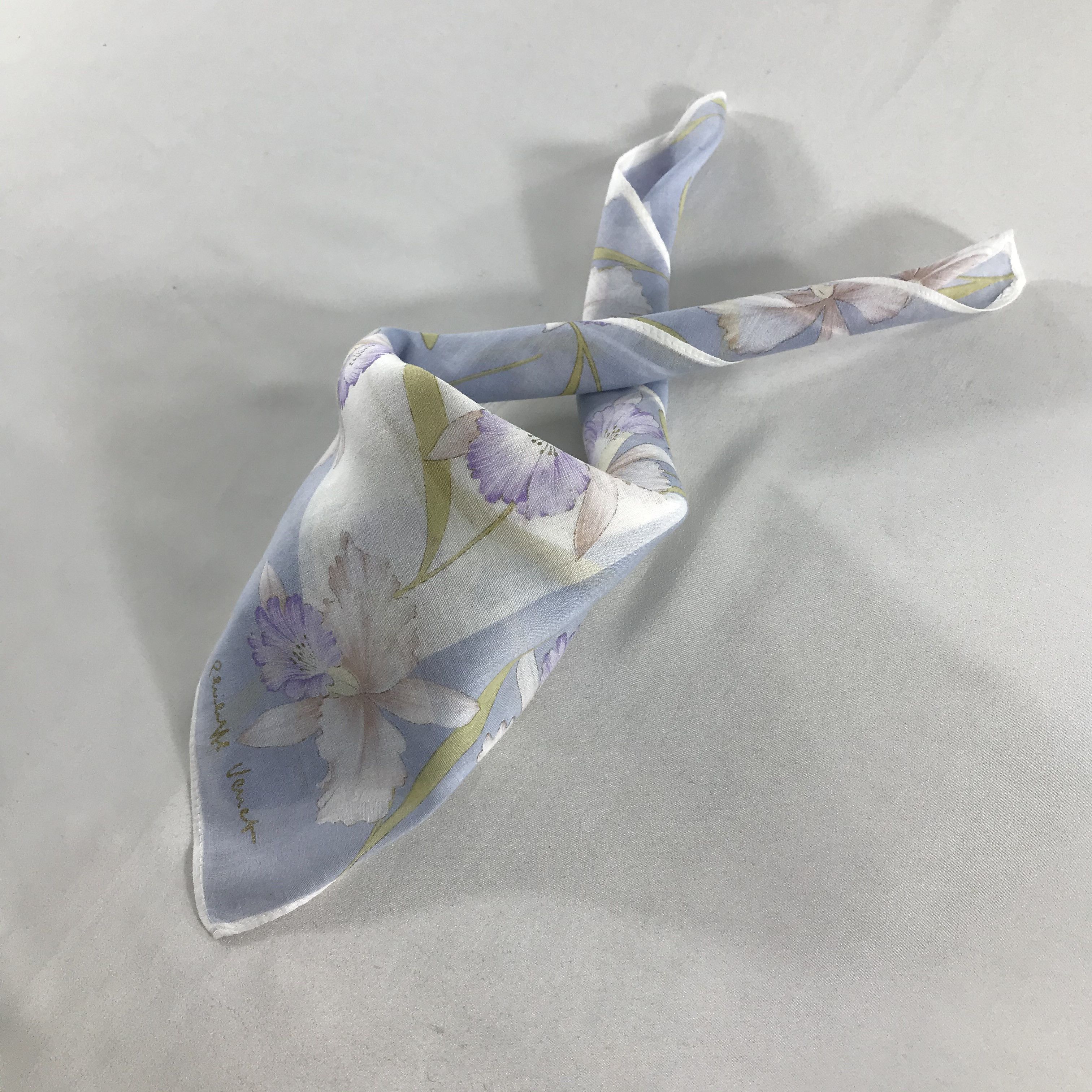 Vintage Philippe V Floral Handkerchief Neckerchief Bandana H73 Size ONE SIZE - 2 Thumbnail
