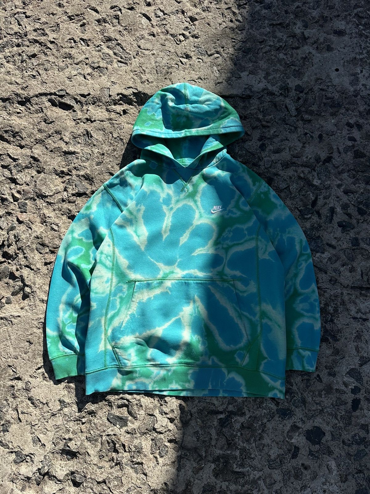 Nike × Vintage Vintage 00s Nike Women’s Custom Tie-Dye Hoodie Size S / US 4 / IT 40 - 1 Thumbnail