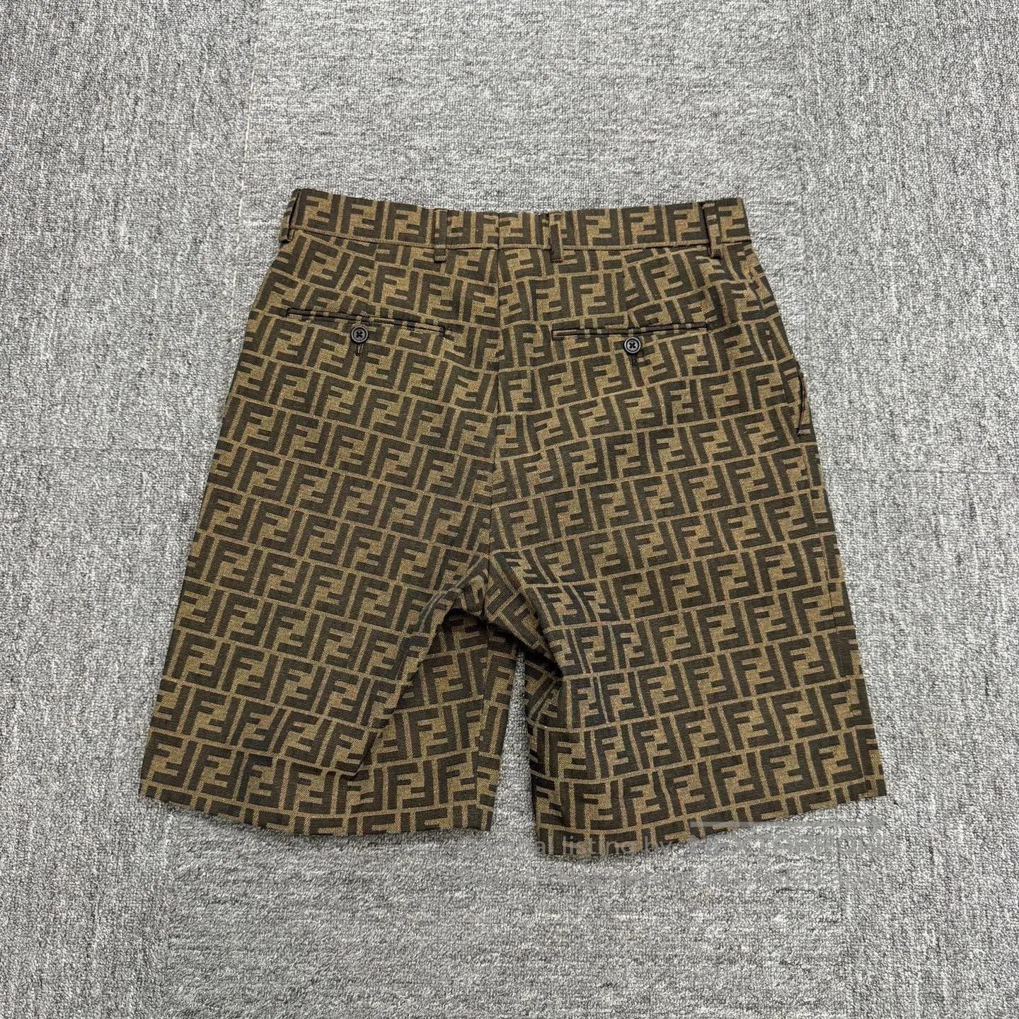 Fendi Fendi Monogram Shorts (Fendi Monogram Shorts). Size US 30 / EU 46 - 5 Thumbnail