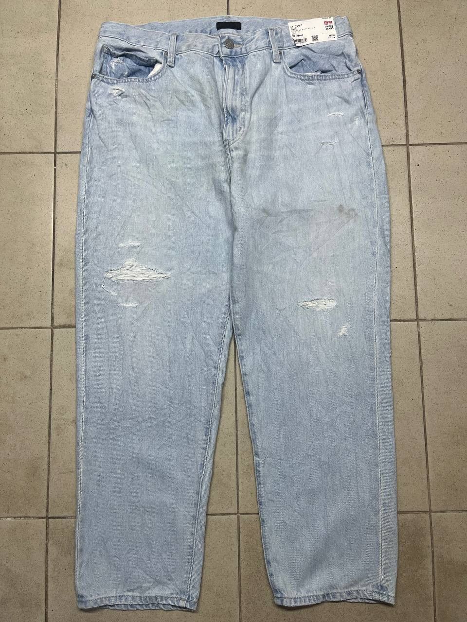 Uniqlo UNIQLO JEANS BALLON STYLE DISTRESSED Size US 36 / EU 52 - 3 Thumbnail