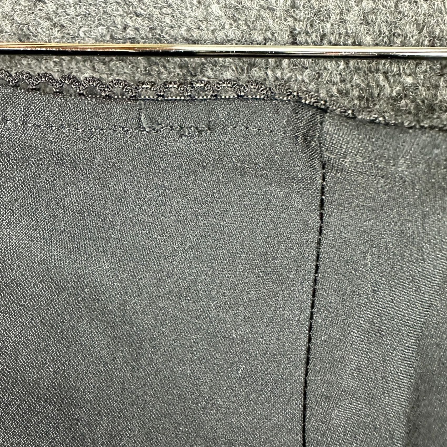 Joseph Ribkoff Joseph Ribkoff Pants Womens 2 Black Stretch Flat Front Straight Ankle Split Hem Pants Size 26" / US 2 / IT 38 - 7 Thumbnail