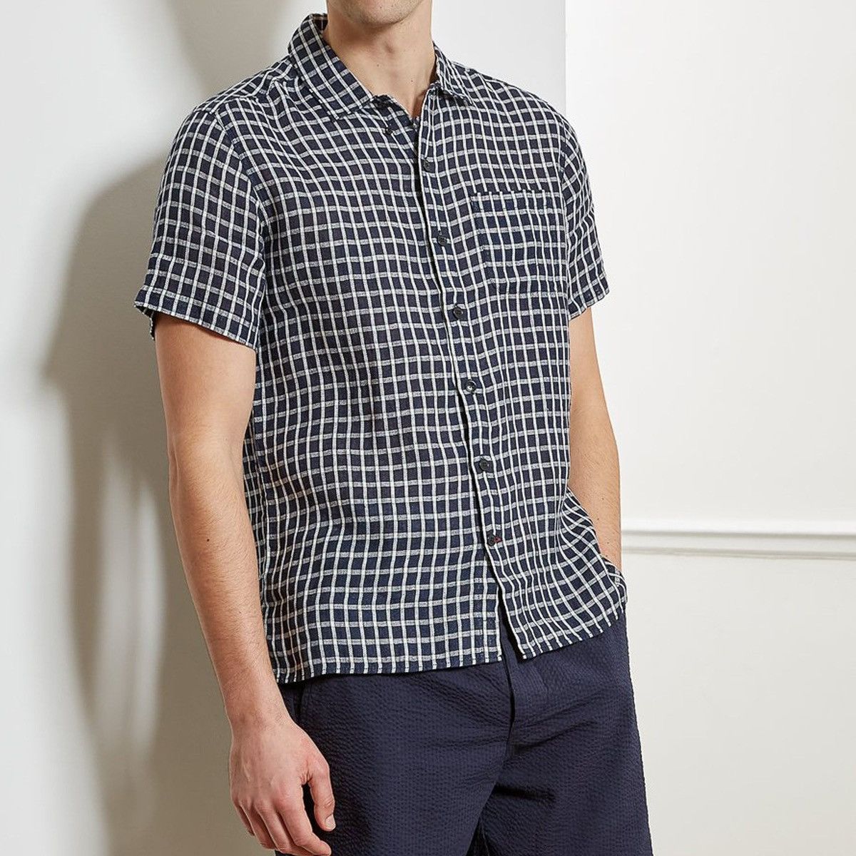 Oliver Spencer Oliver Spencer Men’s Shirt Hawaiian Made In Portugal RRP120£ Size US S / EU 44-46 / 1 - 14 Thumbnail