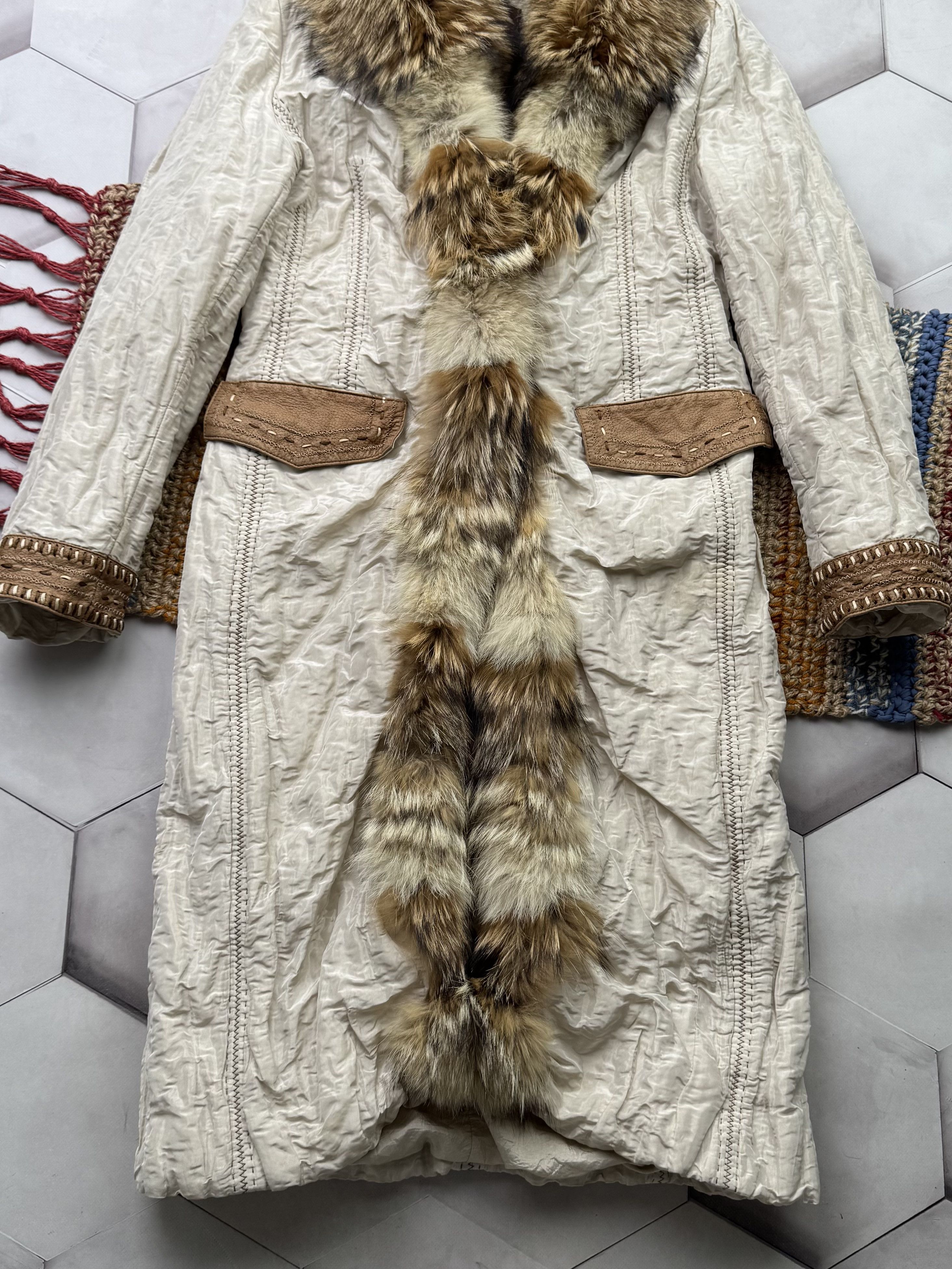 Japanese Brand Vintage Jacket With Real Fur Details (E4) Size M / US 6-8 / IT 42-44 - 3 Thumbnail