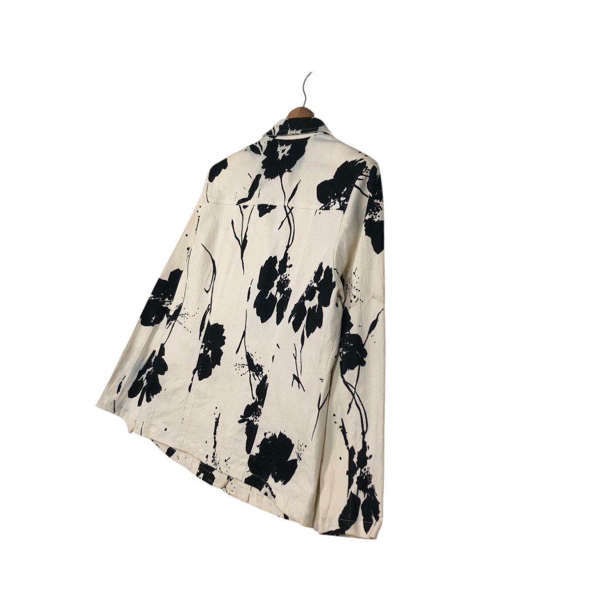 Japanese Brand 📌Vintage Cropped Chore Jacket Floral Ripption Issey Miyake Size M / US 6-8 / IT 42-44 - 13 Thumbnail