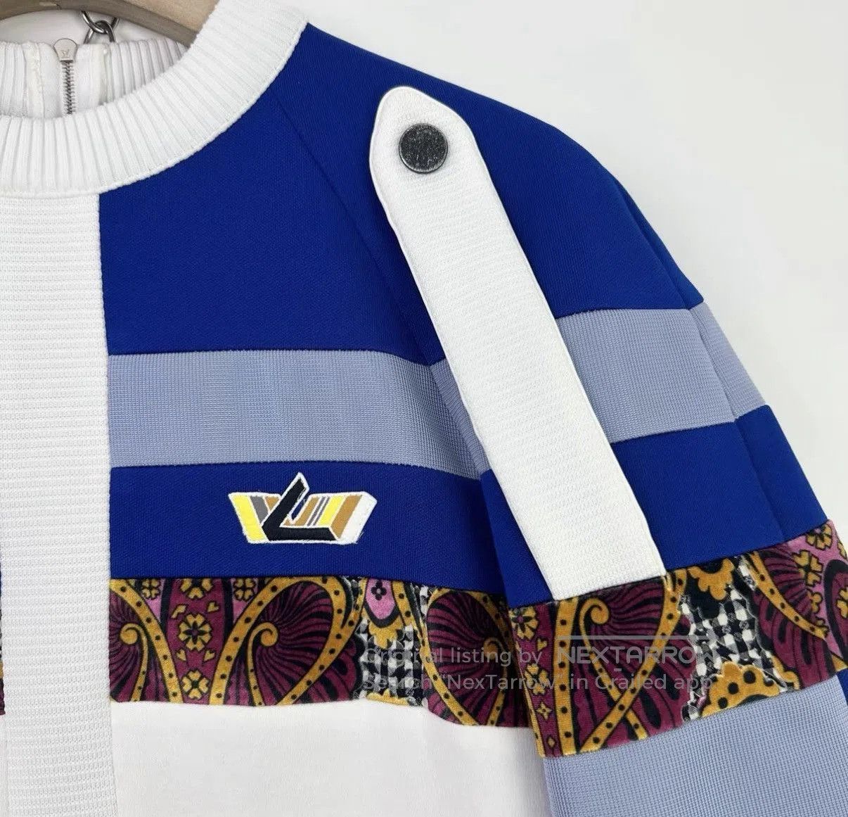 Louis Vuitton Blue Striped Patterned Long Sleeve Sweatshirt. Size US S / EU 44-46 / 1 - 3 Thumbnail
