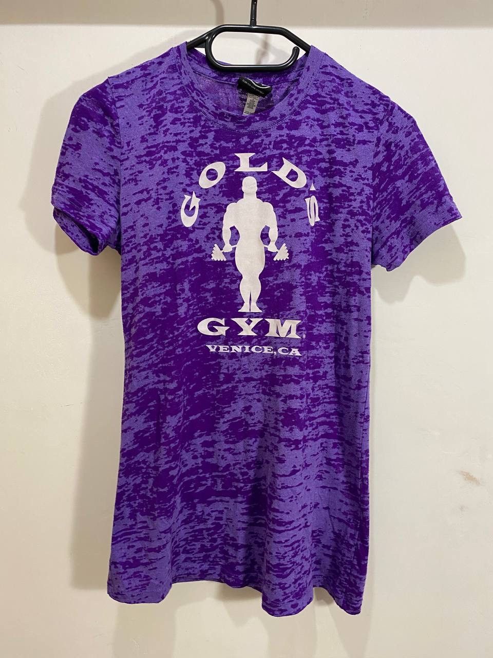 Vintage Gold gym t shirt Size M / US 6-8 / IT 42-44 - 1 Thumbnail