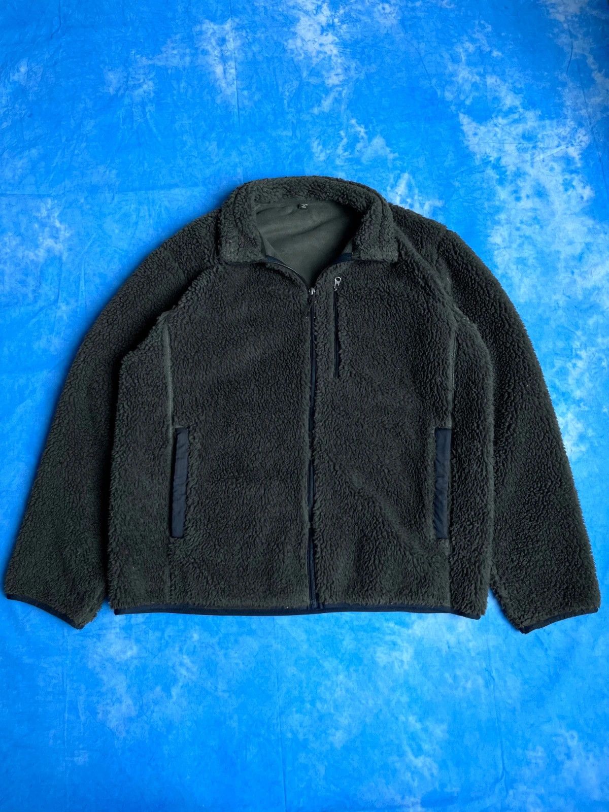 Uniqlo Uniqlo Dark Bootle Green Fleece Jacket Size US M / EU 48-50 / 2 - 1 Thumbnail