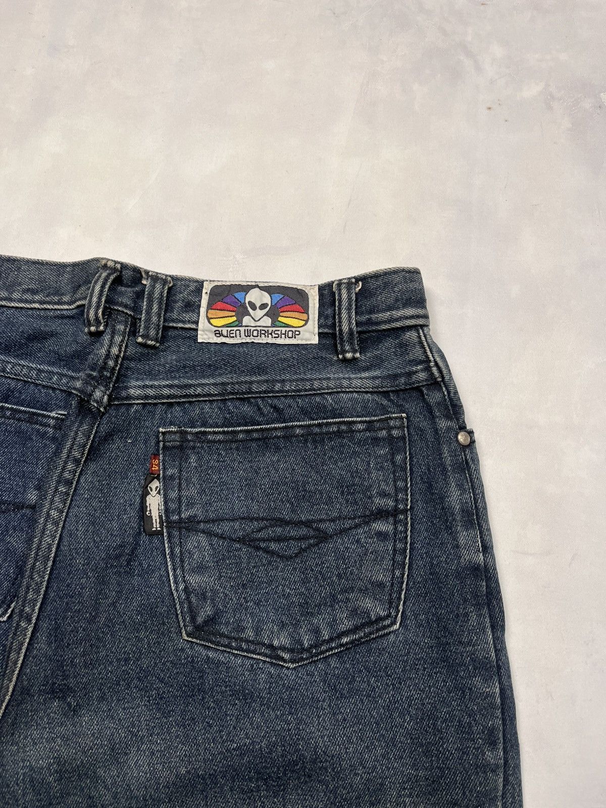 Alien Workshop Y2K Alien Workshop Baggy Pants Denim Size US 31 - 13 Thumbnail