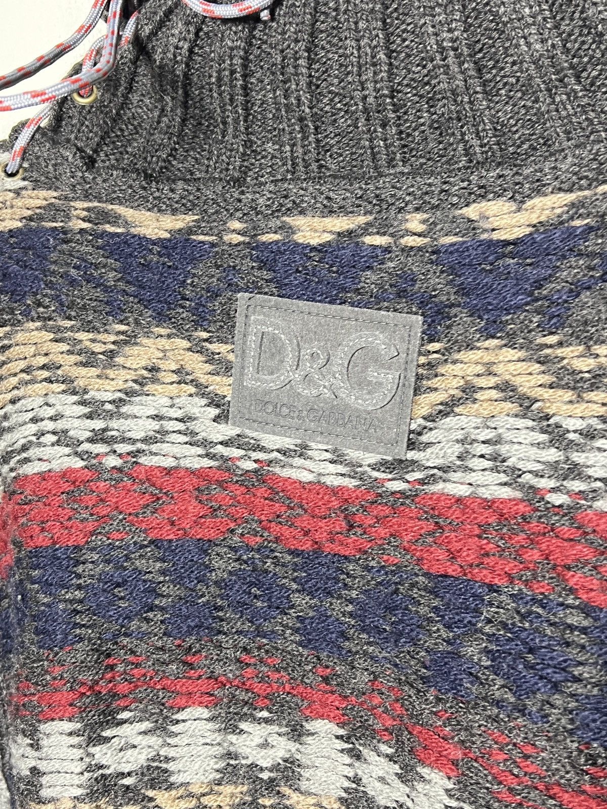 Dolce & Gabbana dolce&gabbana y2k patched mohair alpaca sweater Size US L / EU 52-54 / 3 - 10 Thumbnail