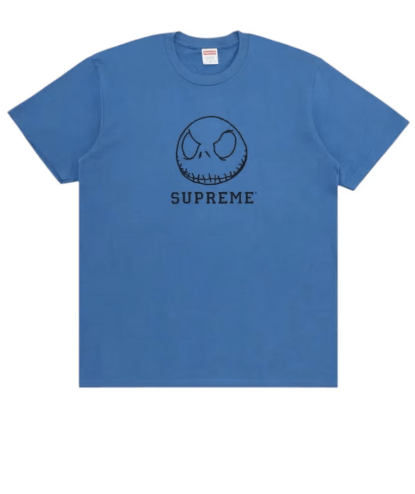 Supreme NWT Supreme Skeleton Tee - Faded Blue - Large Size US L / EU 52-54 / 3 - 1 Thumbnail