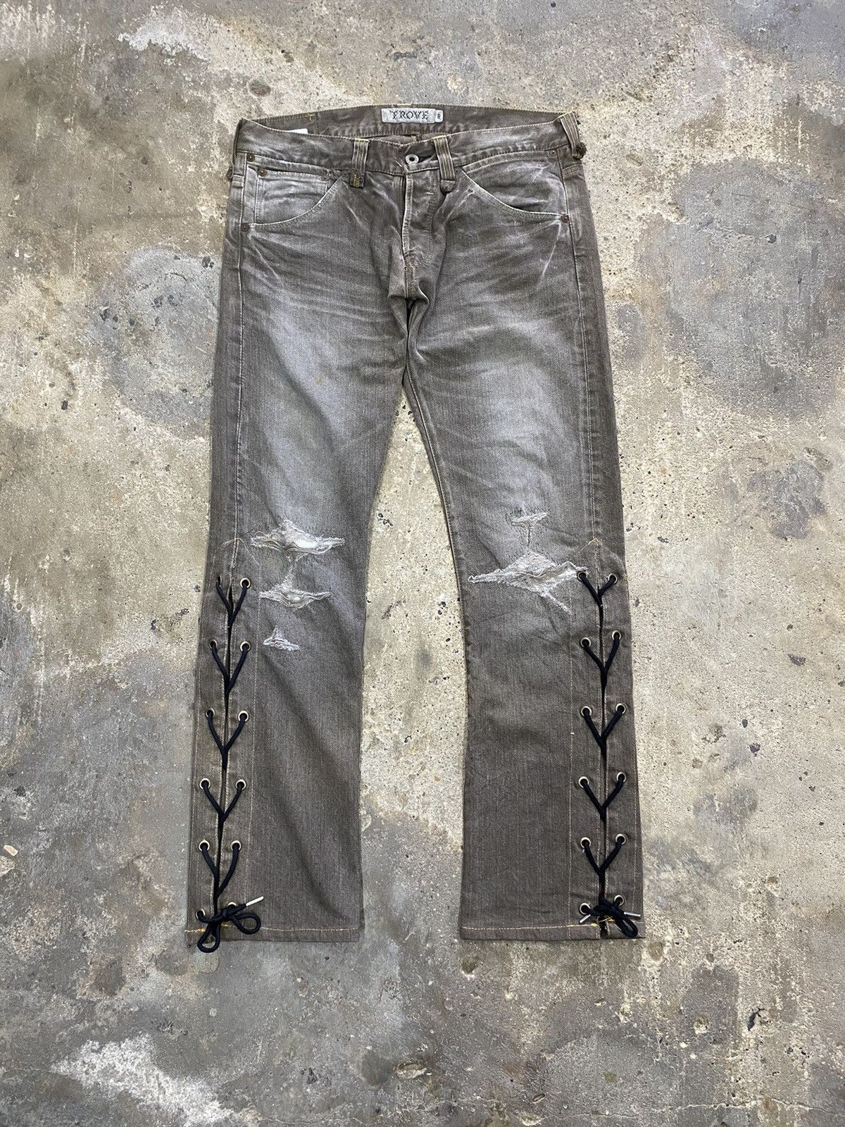 Japanese Brand Japanese brand trove side laced Size US 33 - 2 Thumbnail