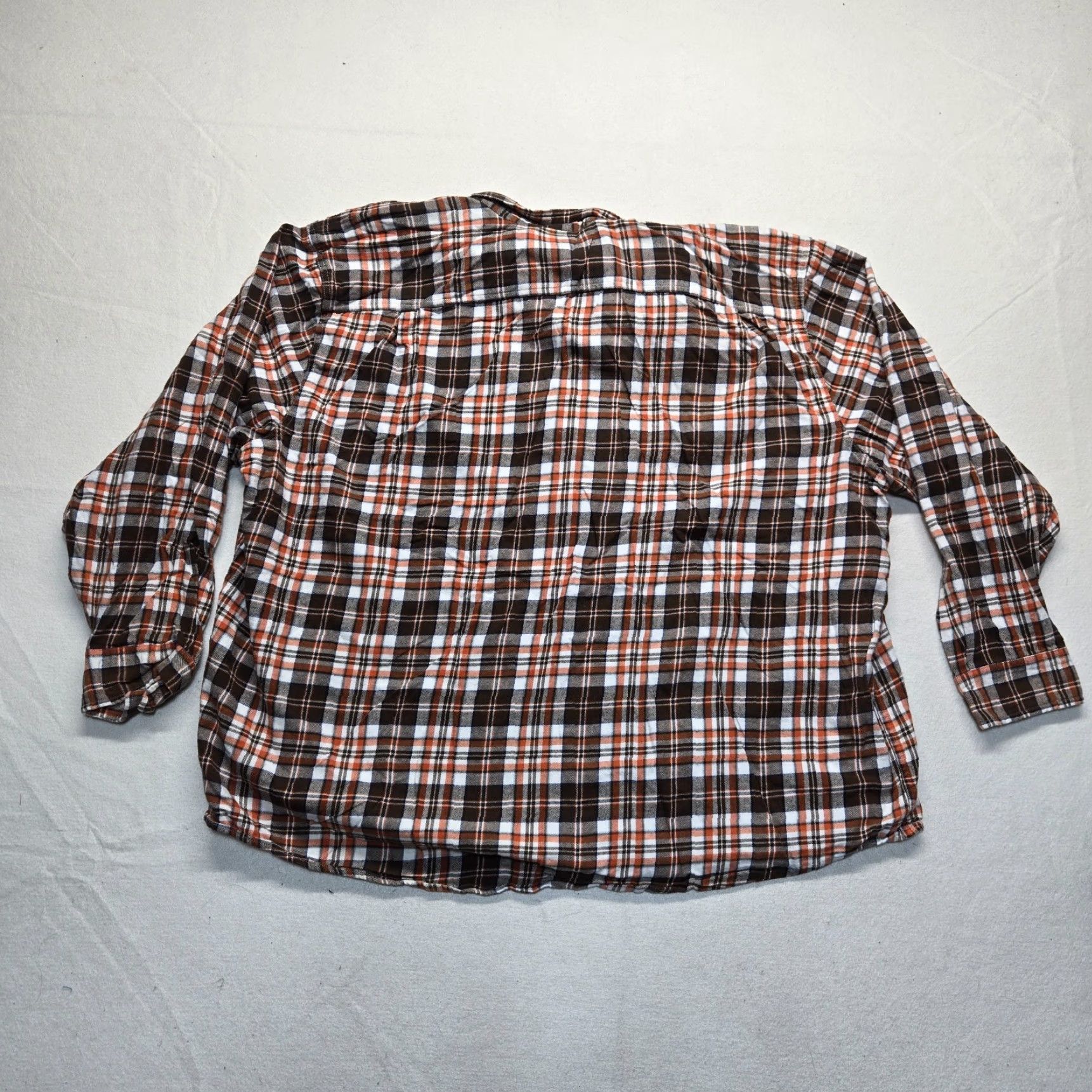 The Mountain Blue Mountain Shirt Men's 4XL Multicolor Plaid Flannel Long Sleeve Button-Up Pocket Blue Mountain Shirt Size US XXL / EU 58 / 5 - 6 Thumbnail