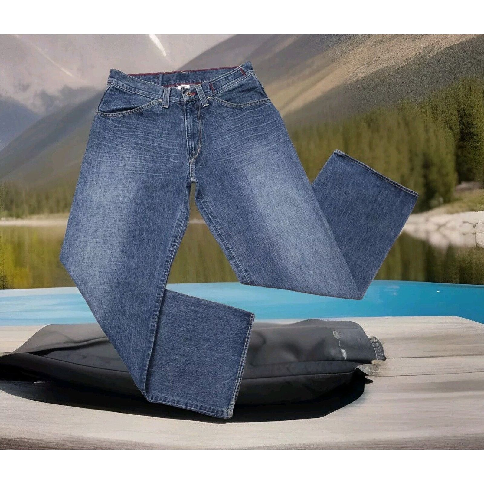 Guess Guess Vintage Jeans Blue Classic 00.XX Straight Denim 90's Size US 30 / EU 46 - 2 Thumbnail