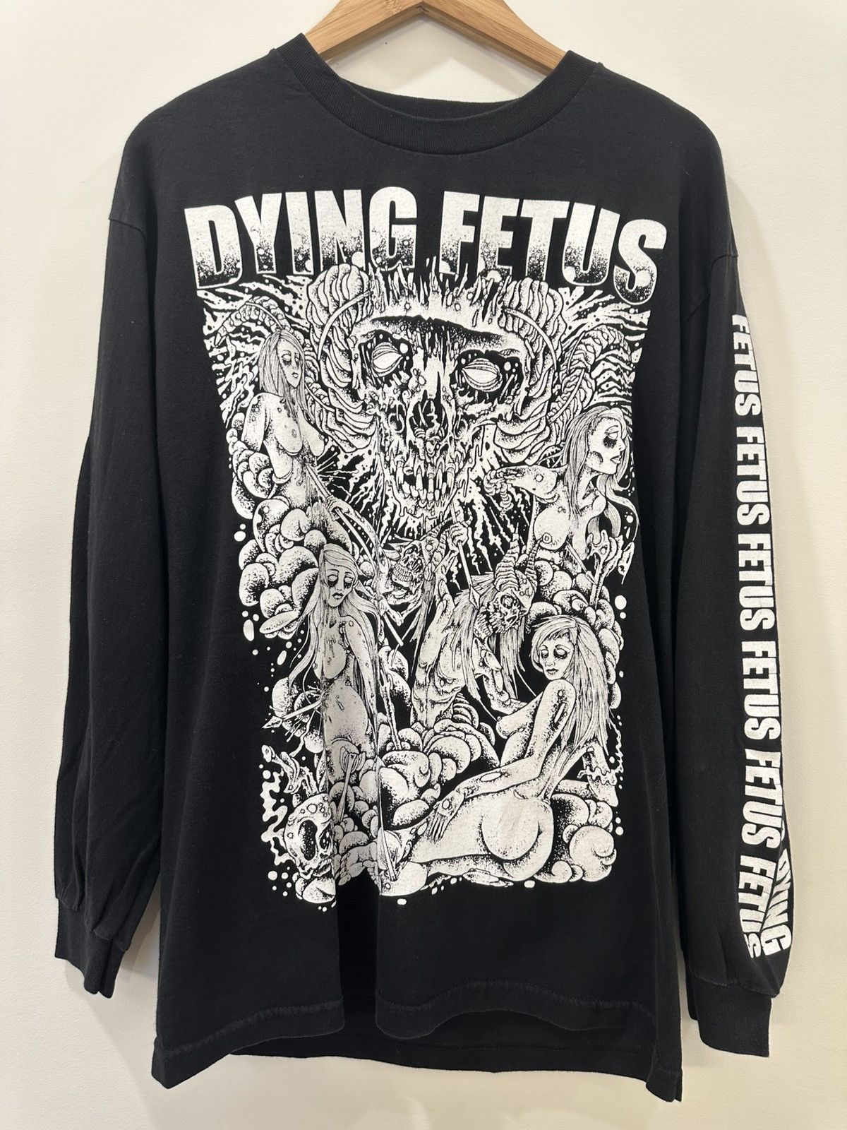 Band Tees Dying Fetus Long Sleeve Watching You Writhe In Pain Size US M / EU 48-50 / 2 - 1 Thumbnail