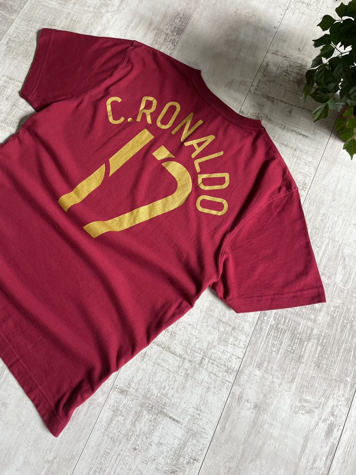 Nike × Vintage Nike Vintage Portugal Cristiano Ronaldo #17 Jersey Tee Size US XL / EU 56 / 4 - 7 Thumbnail