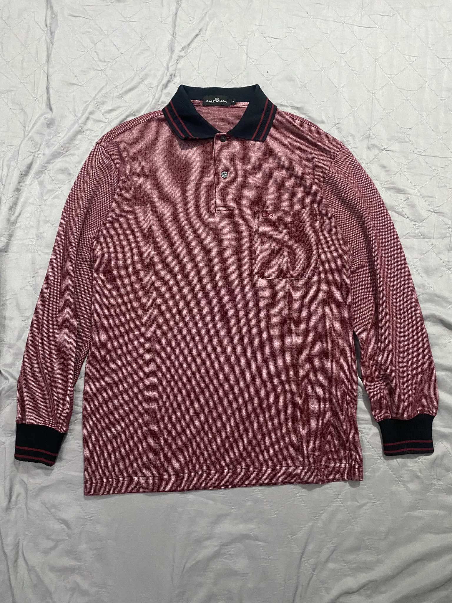 ●送料込●BALENCIAGA●404 Error Loading 長袖シャツ BALENCIAGA】LOADING ERROR MISPLACED NECKLINE 長袖Tシャツ