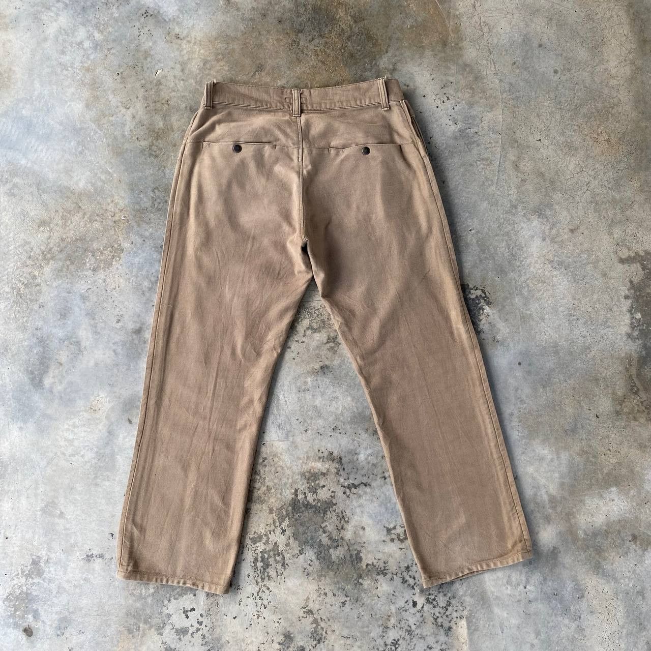 Johnbull VINTAGE JOHNBULL BELTED UTILITY CHINOS WORKWEAR MILITARY Size US 33 - 15 Thumbnail