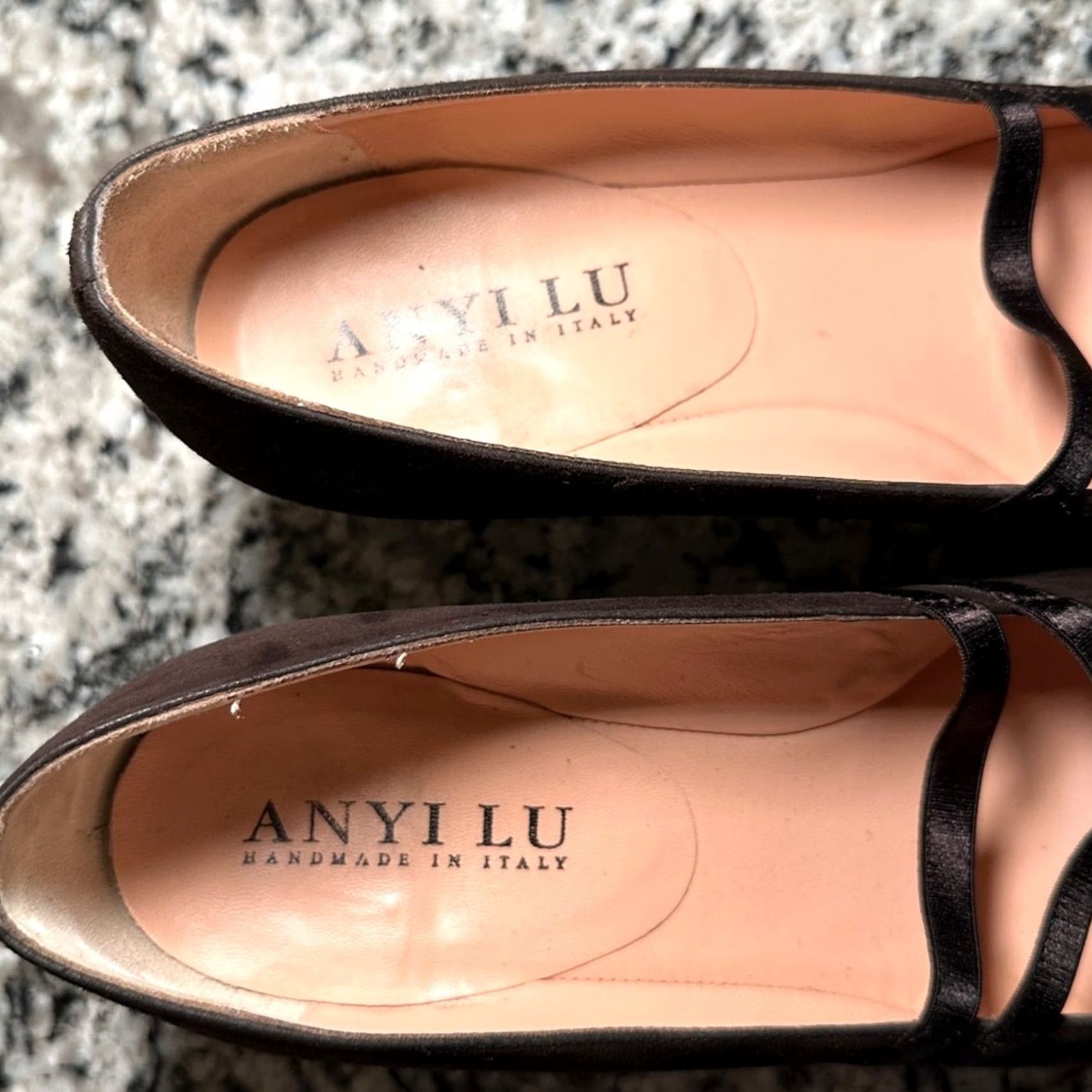 Vintage VINTAGE Anyi Lu Made in Italy Dark Brown Suede Heels Strappy Women 38.5 8.5 Brown Size US 9 / IT 39 - 6 Thumbnail
