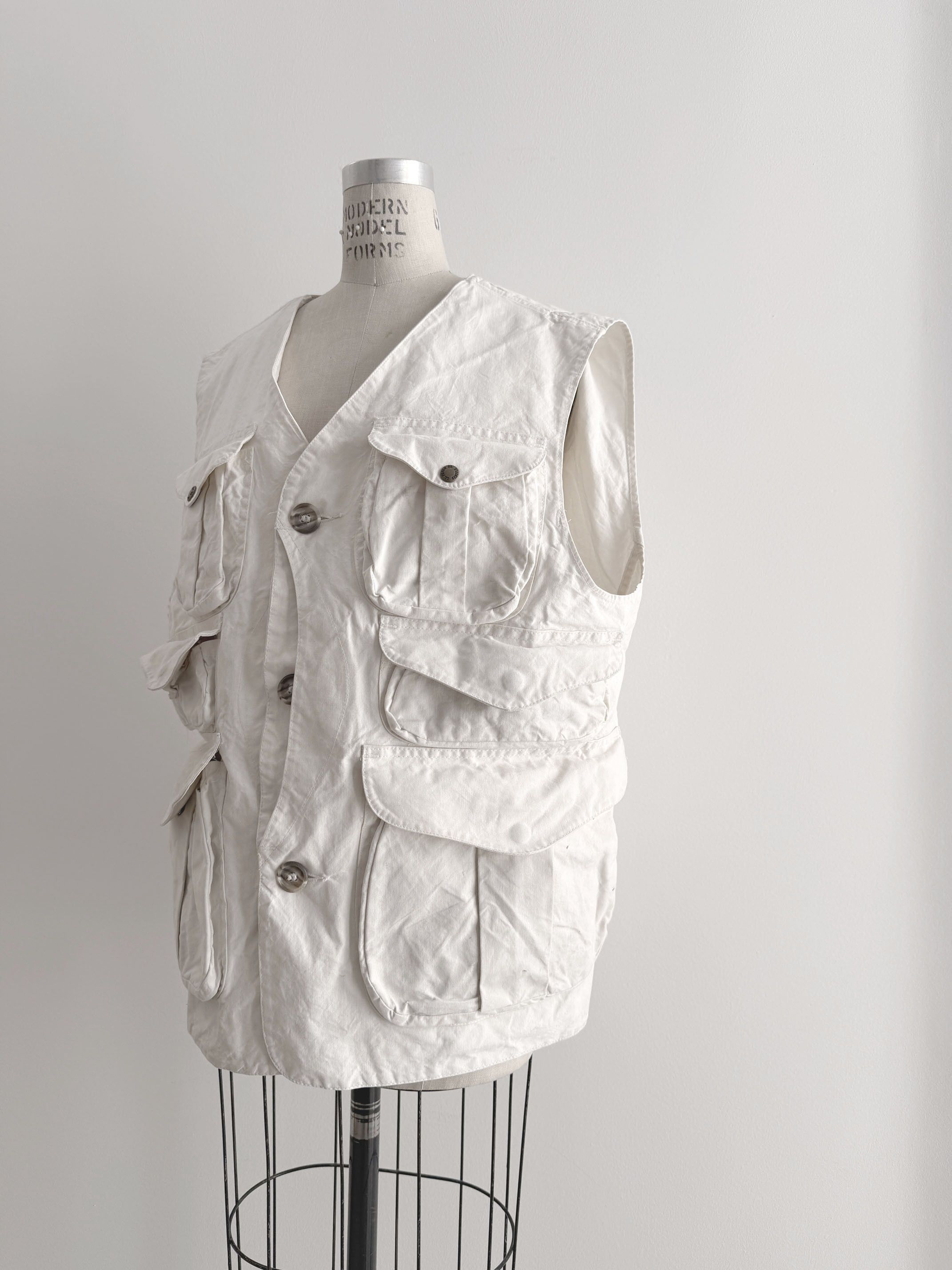 Vintage 90s Vintage Filson Hunter white pocket vest Size US L / EU 52-54 / 3 - 2 Thumbnail