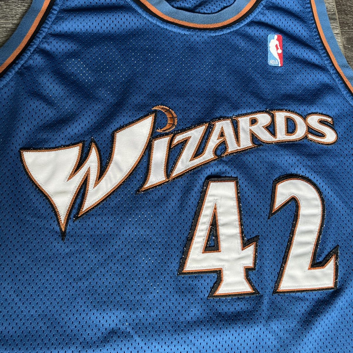 NBA Jerry Stackhouse Washington Wizards Nike Authentic Jersey 42 Size US XXL / EU 58 / 5 - 4 Thumbnail