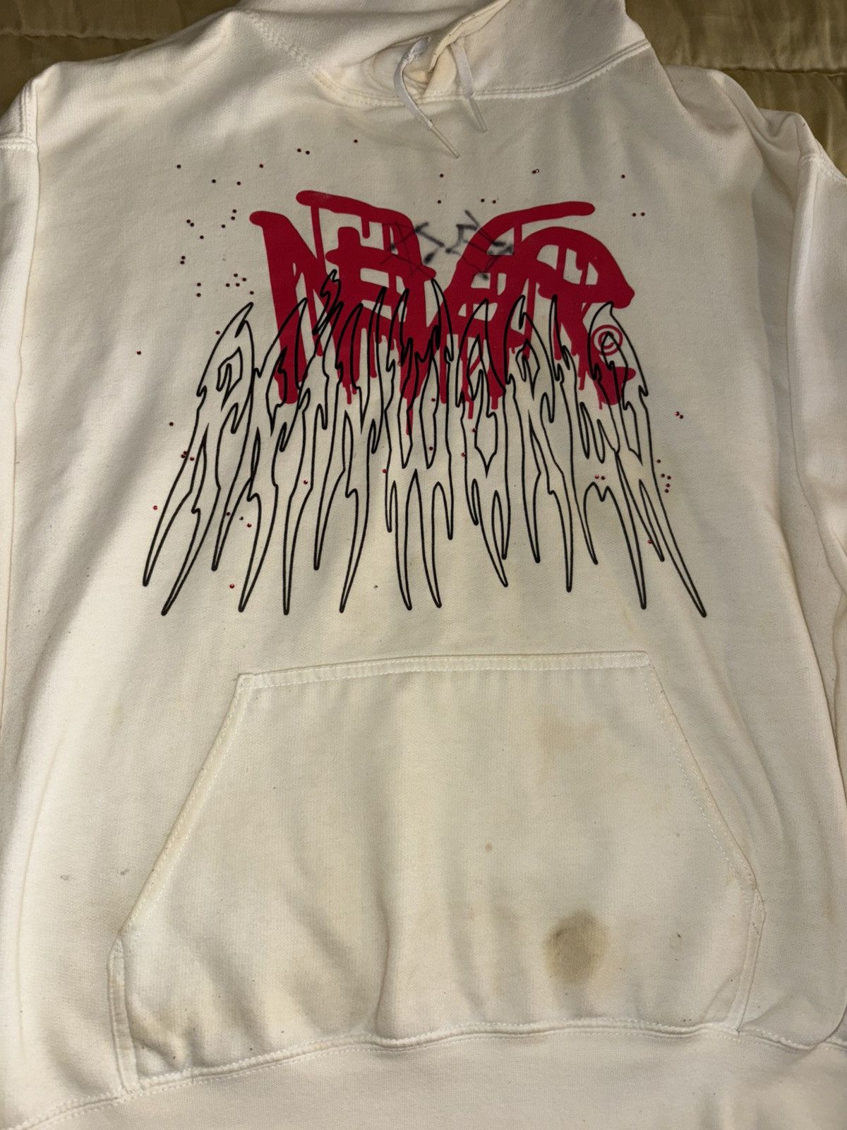 Drain Gang × Sad Boys NeVer Rainworld Rhinestone Hoodie Size US L / EU 52-54 / 3 - 2 Thumbnail