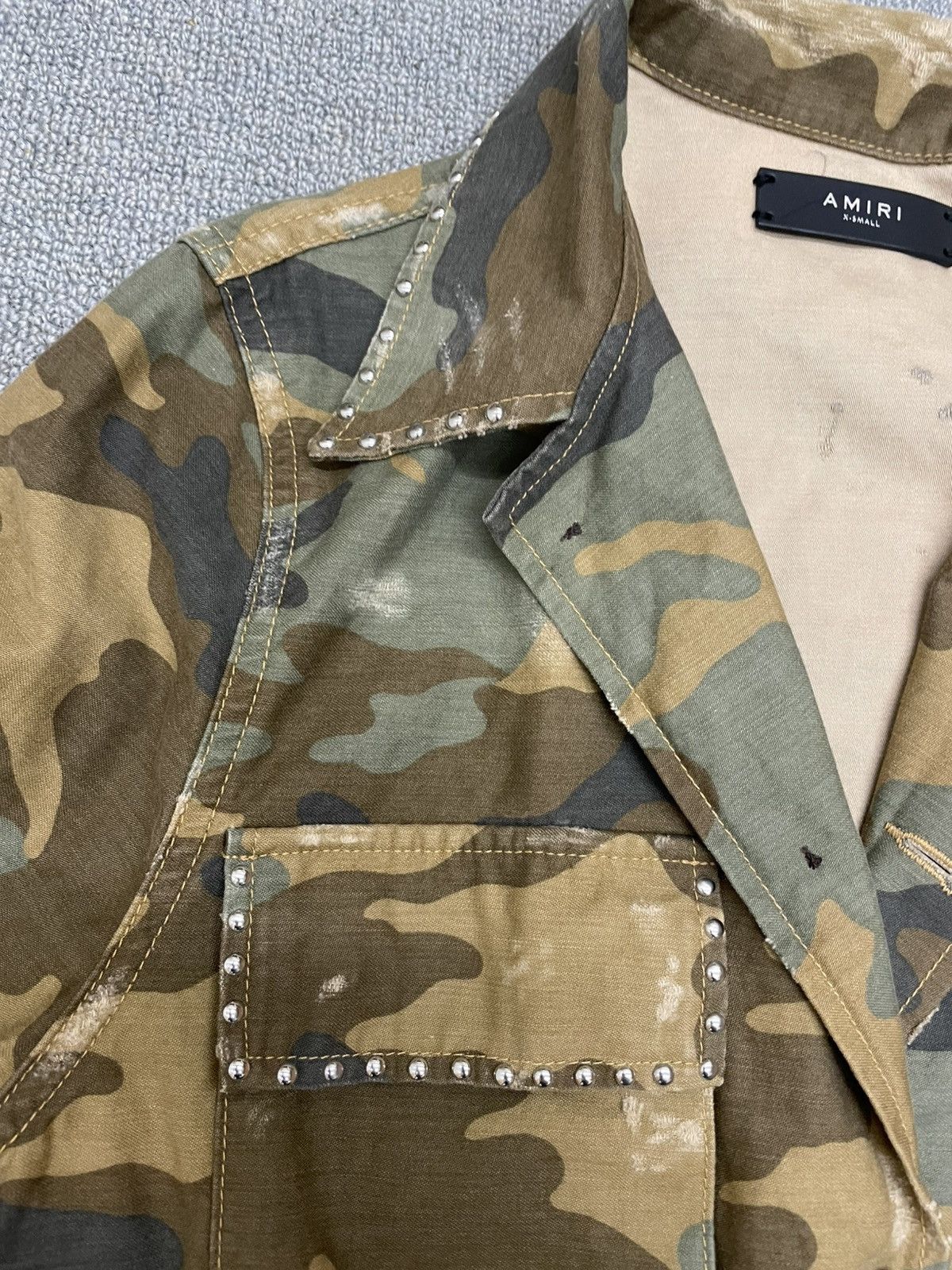 Amiri Amiri Camo Jacket Size US XS / EU 42 / 0 - 3 Thumbnail