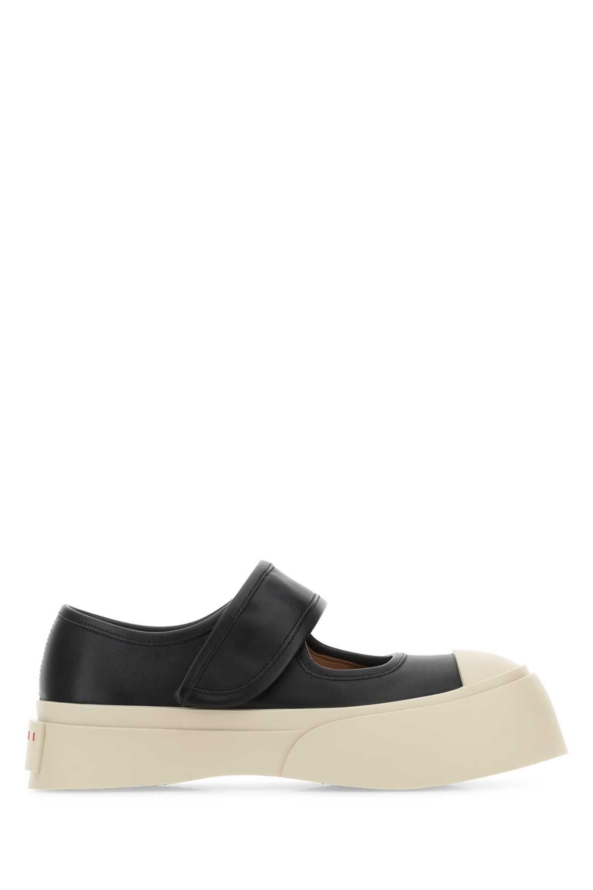 Marni Black Leather Mary Jane Sneakers Size US 8 / IT 38 - 1 Thumbnail