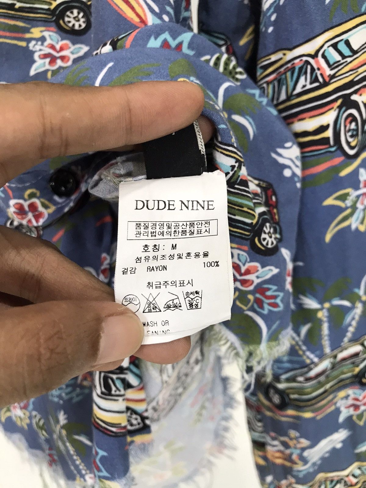 Japanese Brand Hawaii Car Shirt Silk 'Saint Laurent style' Size US M / EU 48-50 / 2 - 7 Thumbnail