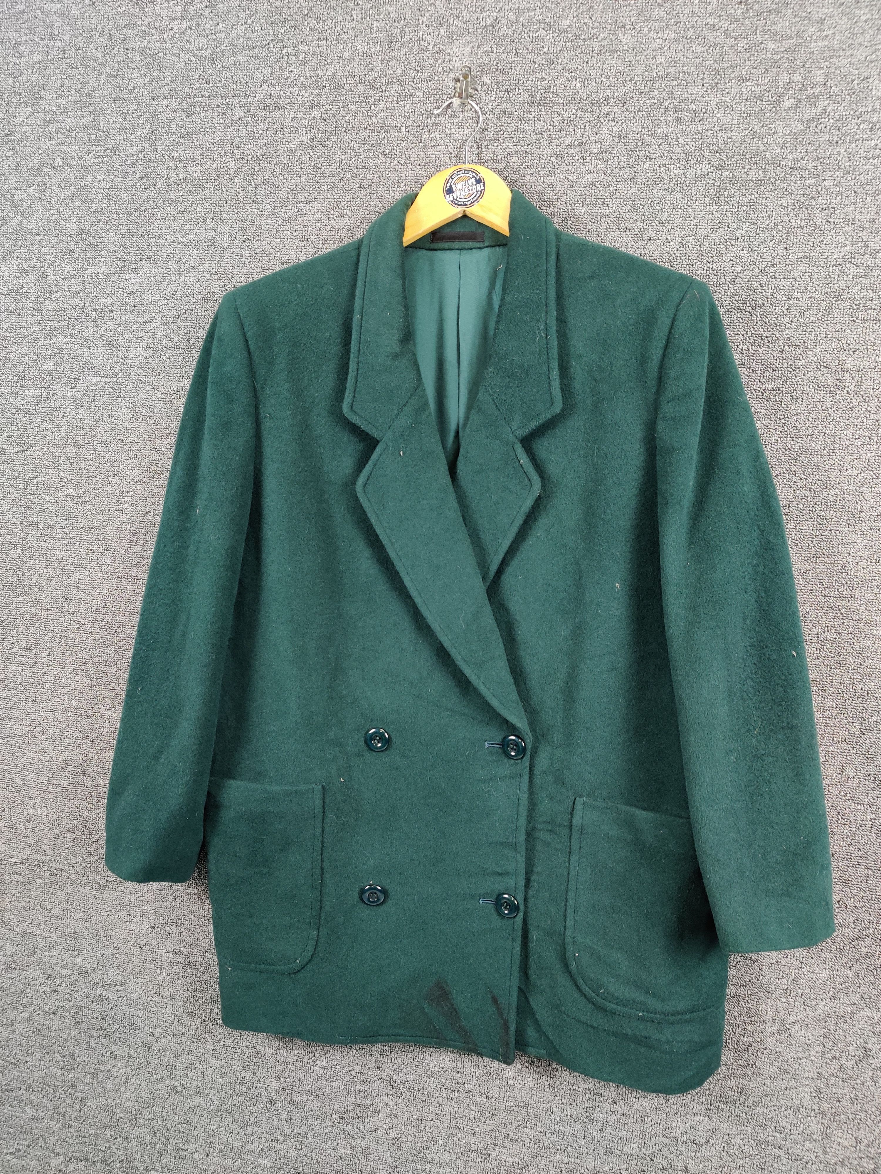 Burberry Vintage Burberrys Wool Double Breasted Blazer Jacket Size US L / EU 52-54 / 3 - 2 Thumbnail