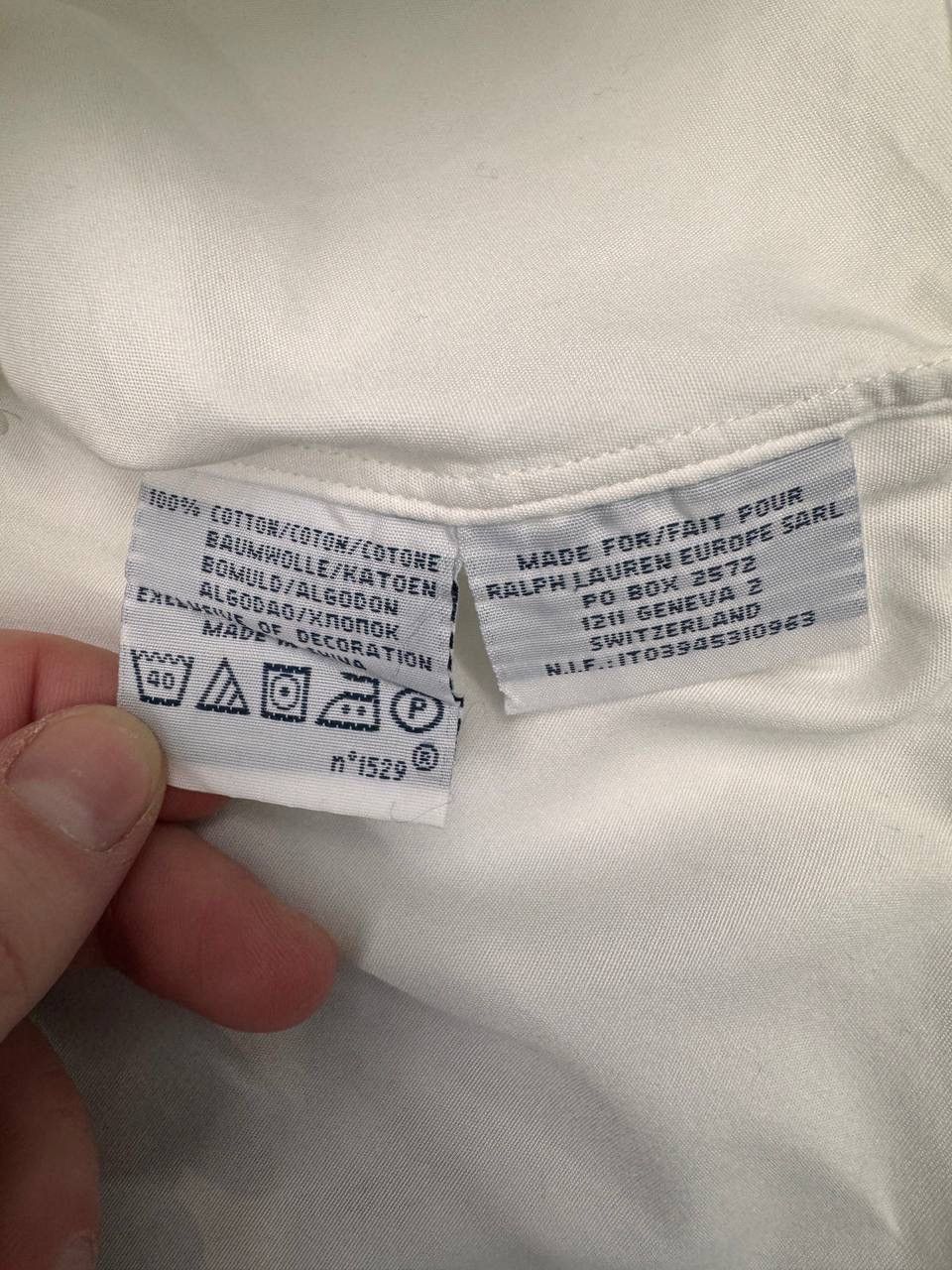 Polo Ralph Lauren Polo Ralph Lauren Men Shirt White Slim Fit Size L Size US L / EU 52-54 / 3 - 6 Thumbnail