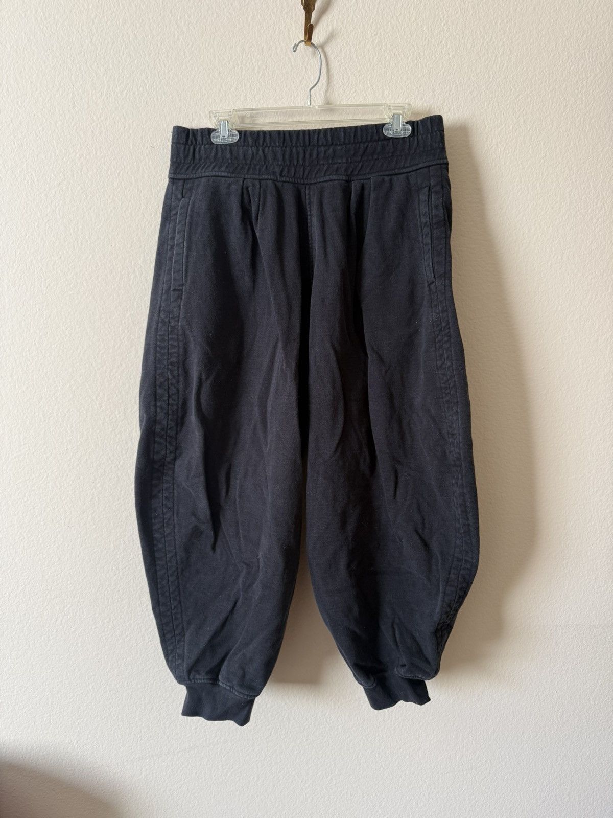 Sebastien Ami Sebastien Ami Pleated Black Sweatpants size Large Size US 32 / EU 48 - 1 Thumbnail