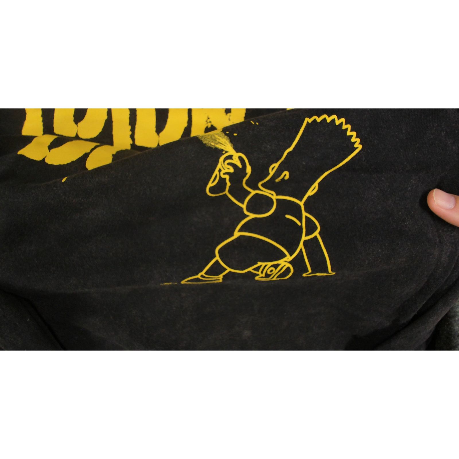 The Simpsons The Simpsons Y2K Bart "I Didn't Do It" Acid Wash Boxy Hoodie Size US S / EU 44-46 / 1 - 8 Thumbnail