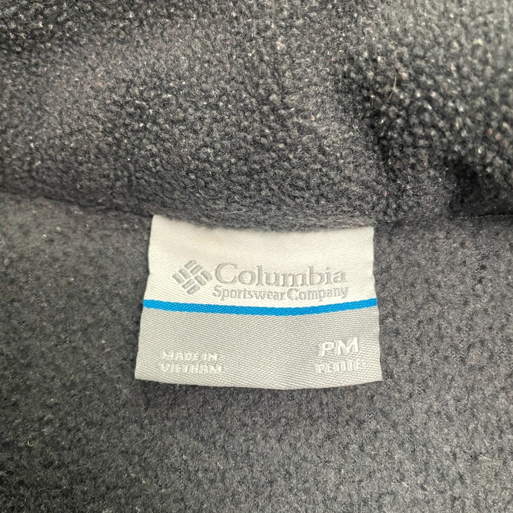 Vintage Columbia Benton Springs Fleece Jacket Womens PM Black Full Zip Outdoor Hiking Size M / US 6-8 / IT 42-44 - 6 Thumbnail
