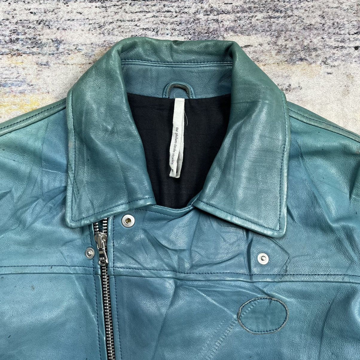 Japanese Brand The philum throbs steadity double riders leather jacket Size US M / EU 48-50 / 2 - 7 Thumbnail