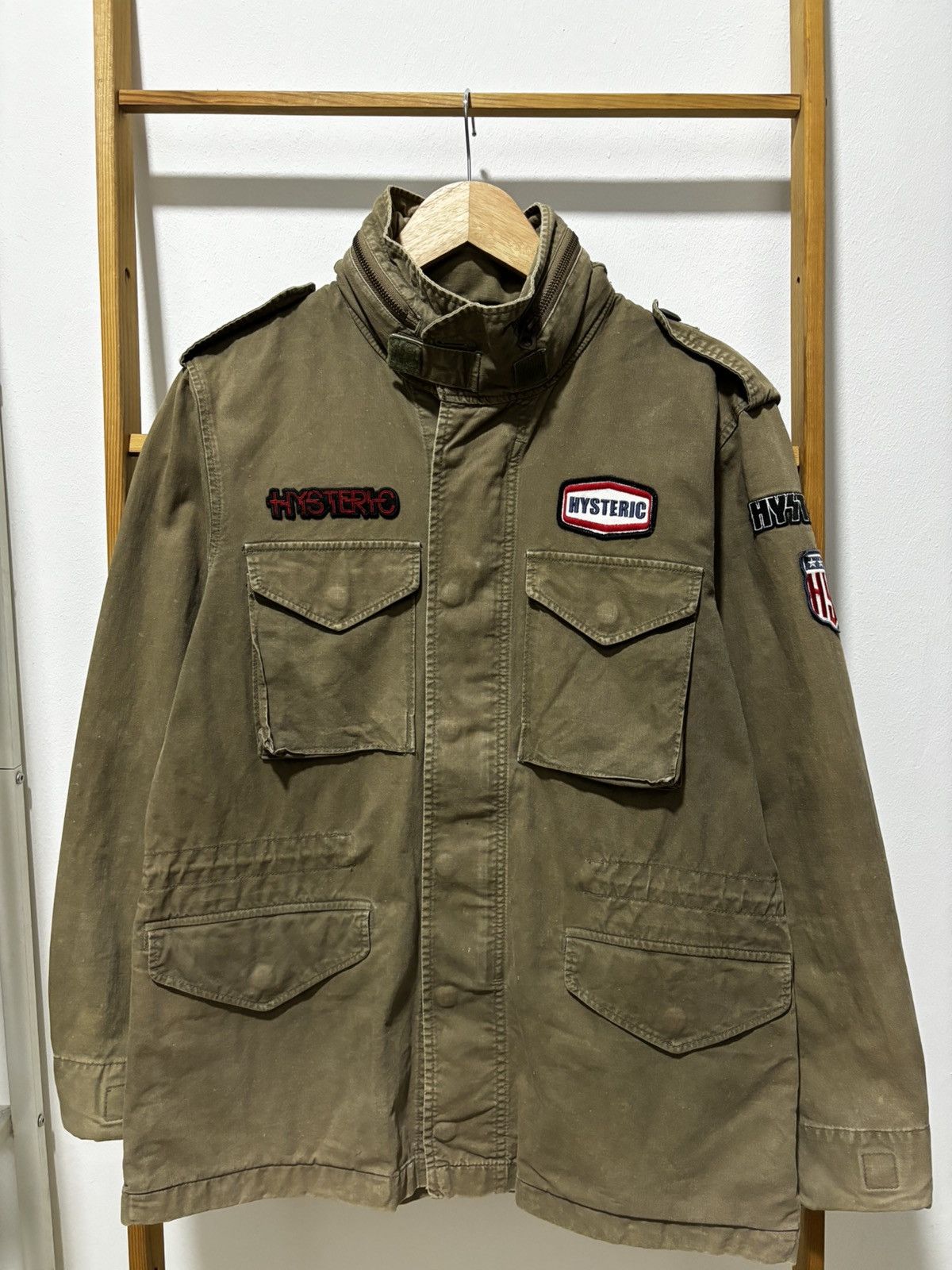 Hysteric Glamour × Japanese Brand × Vintage Vintage Hysteric Glamour Army Jacket Size US M / EU 48-50 / 2 - 1 Thumbnail