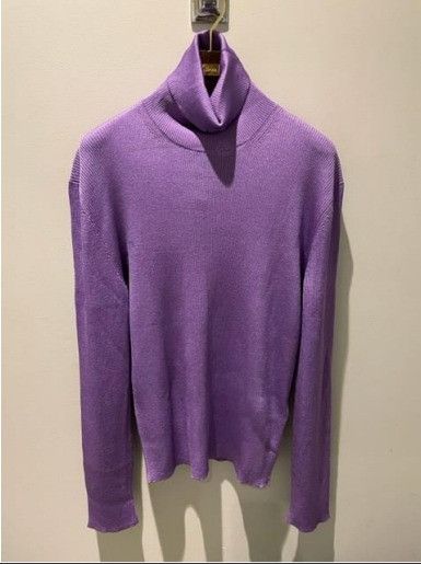 Tom Ford o1w1db10225 TFK120 Roll-neck Sweater in Purple Size US XXL / EU 58 / 5 - 1 Preview
