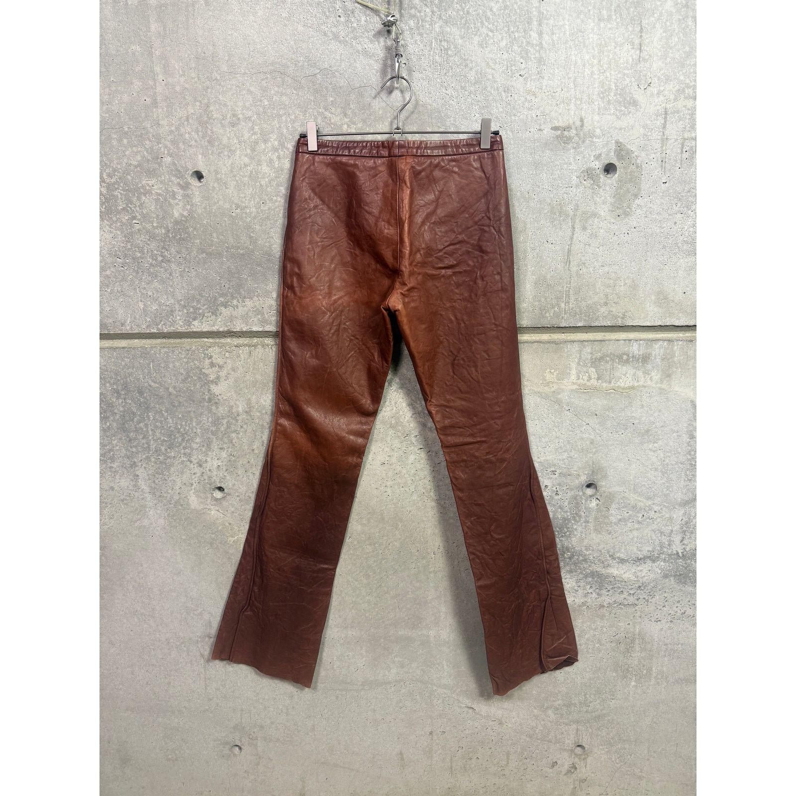 Carpe Diem Carpe Diem Brown Leather Pant Size US 28 / EU 44 - 2 Thumbnail