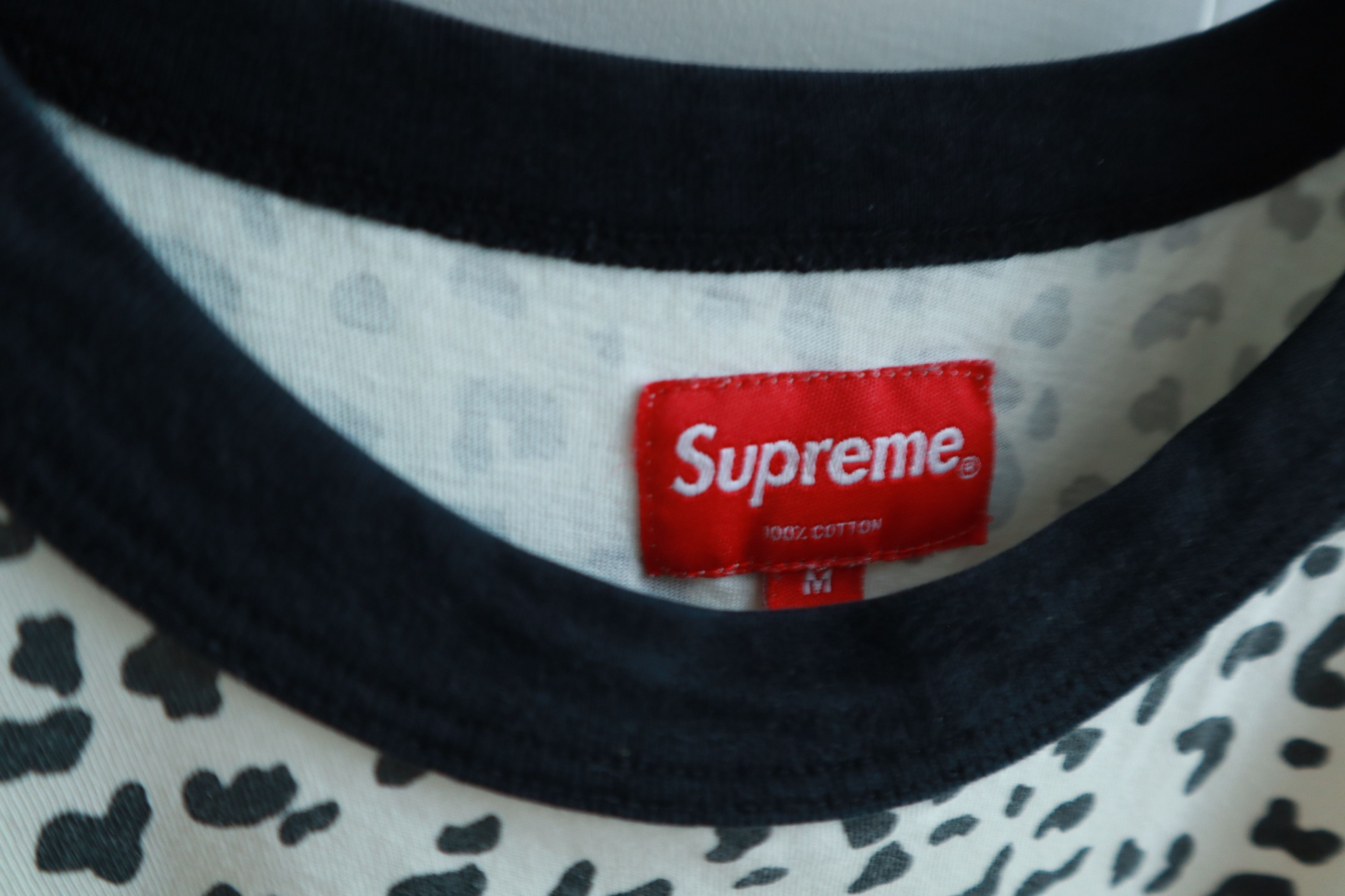 Supreme Supreme White Cheetah T Shirt Size US M / EU 48-50 / 2 - 4 Thumbnail