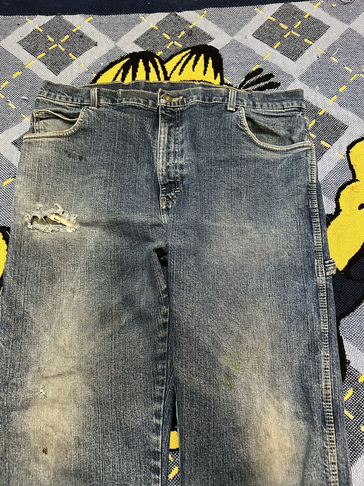 Dickies Vintage Y2K Thrashed Dickies Carpenter Jeans Size US 36 / EU 52 - 4 Thumbnail