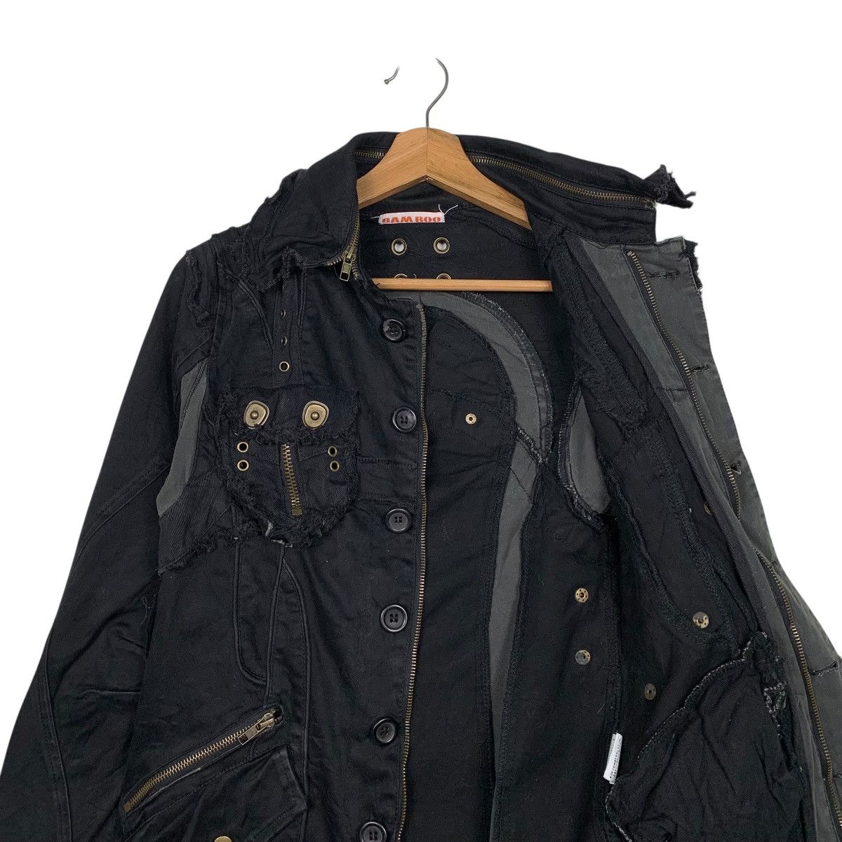 Japanese Brand Japanese Brand Bamboo Multizipper Parachute Long Jacket Size S / US 4 / IT 40 - 10 Thumbnail
