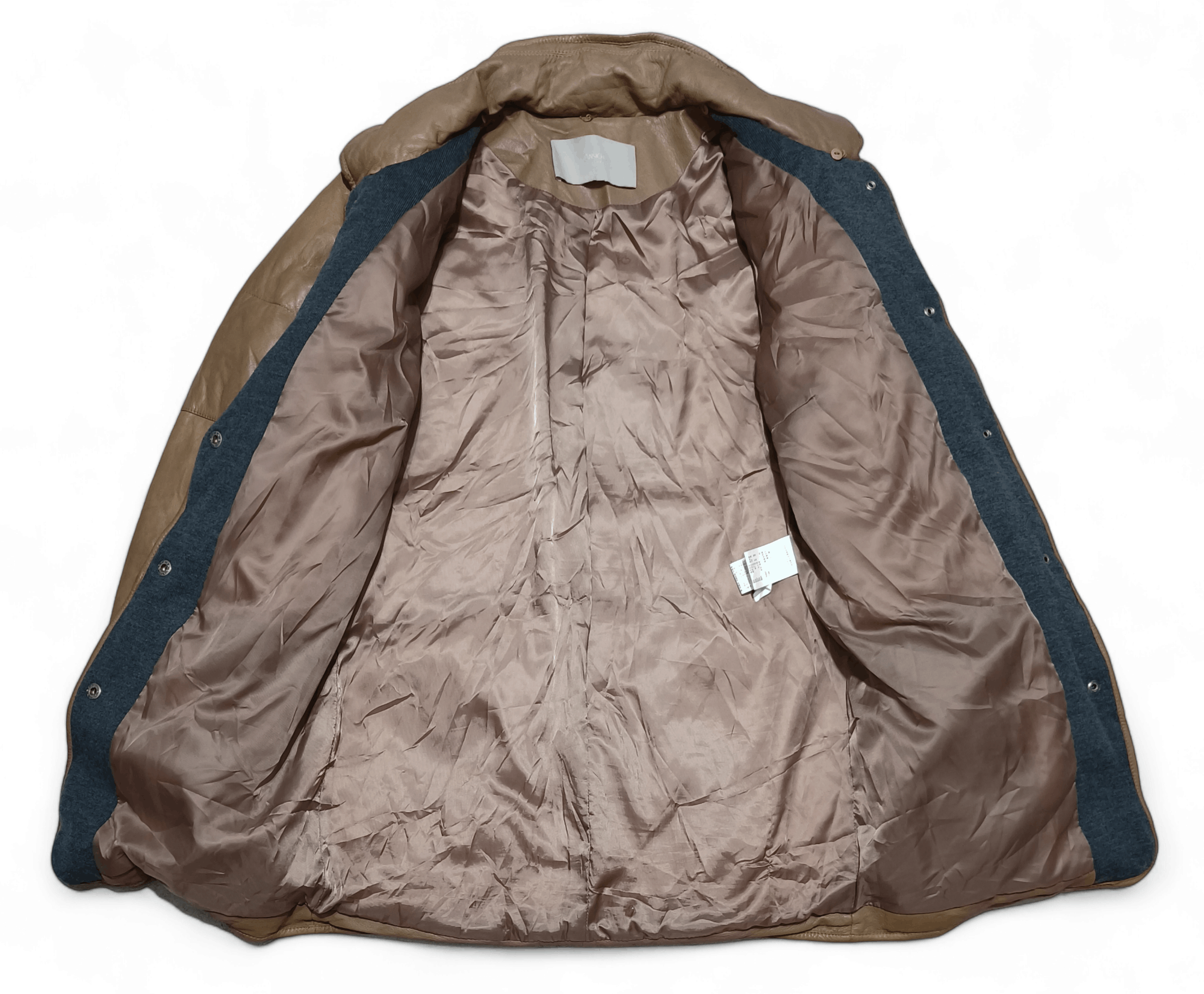 Vintage Vintage ANSICH Goose Down Puffer Sheepskin Leather Jacket Size US M / EU 48-50 / 2 - 3 Thumbnail
