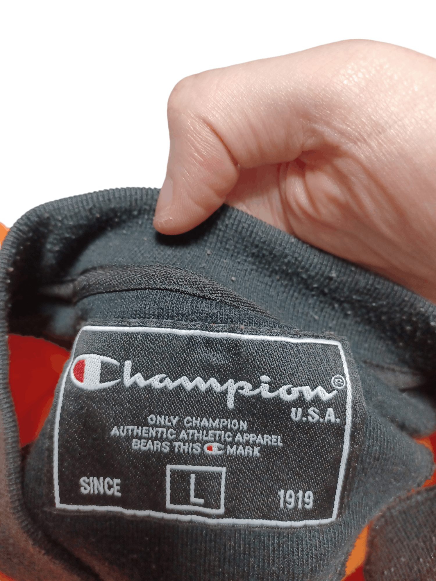Champion CHAMPION V-NECK BIGLOGO EMBROIDERED MADE IN BELARUS VINTAGE Size US L / EU 52-54 / 3 - 4 Thumbnail