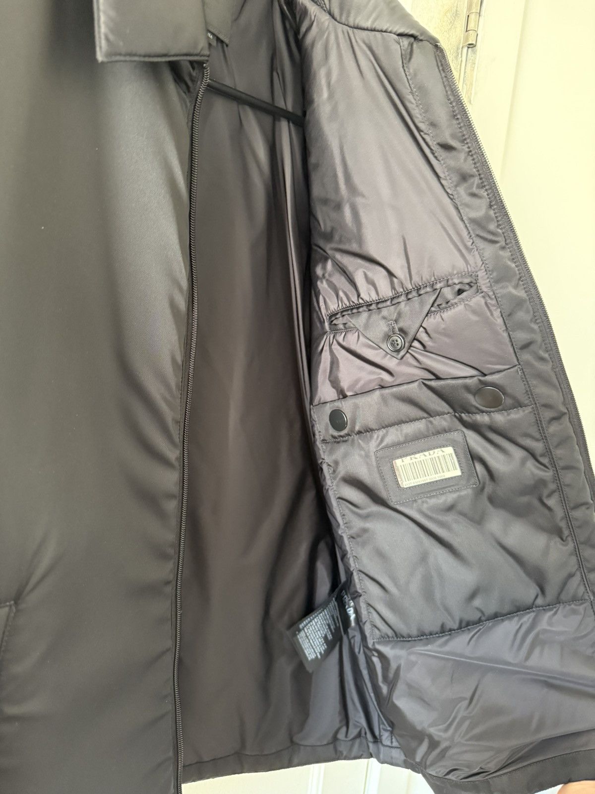 Prada Rare Prada Nylon Padded Logo Coach Jacket Size US XS / EU 42 / 0 - 6 Thumbnail
