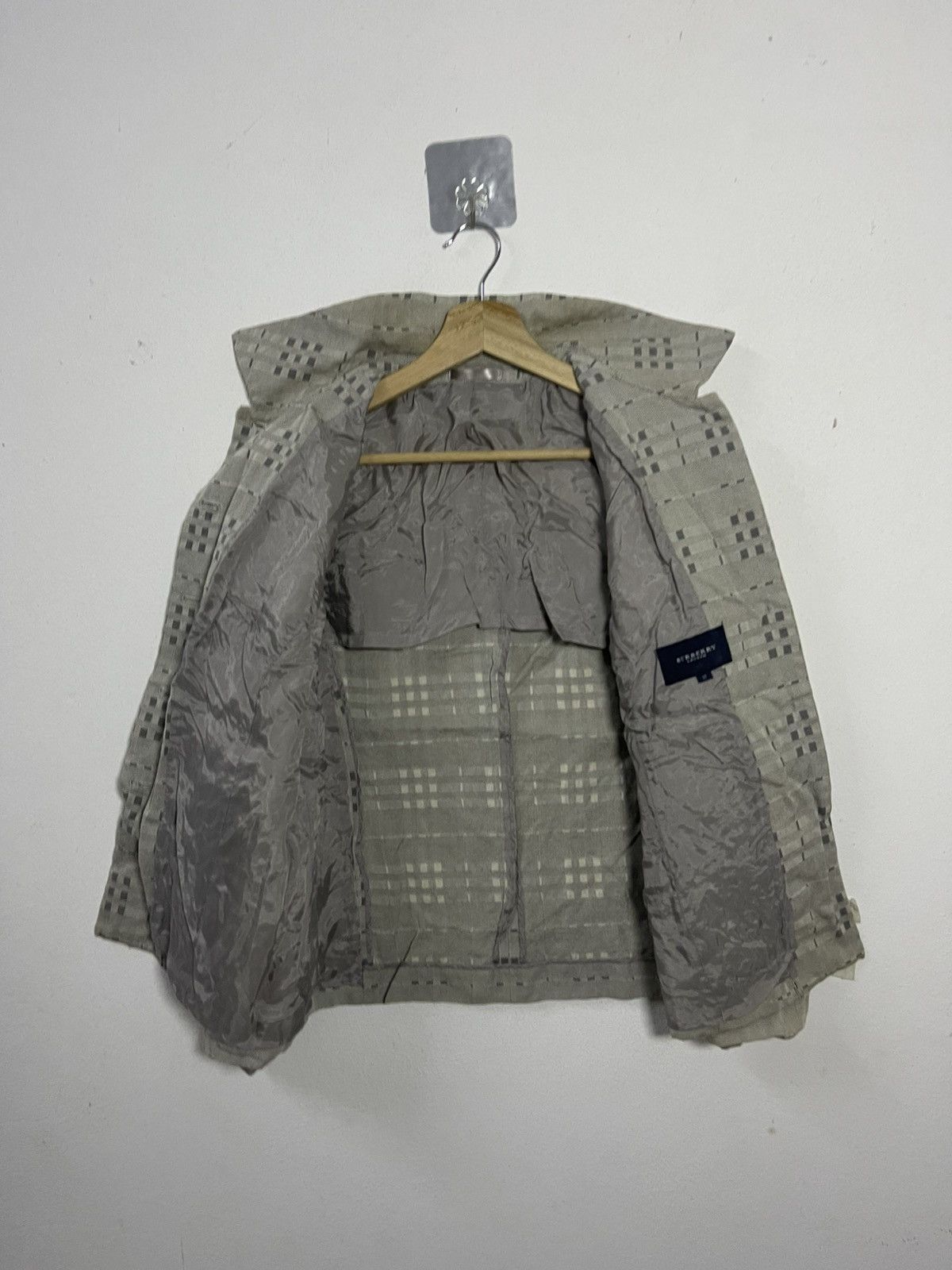 Burberry vintage Burberry London Nova Check Blazer Size S / US 4 / IT 40 - 7 Thumbnail