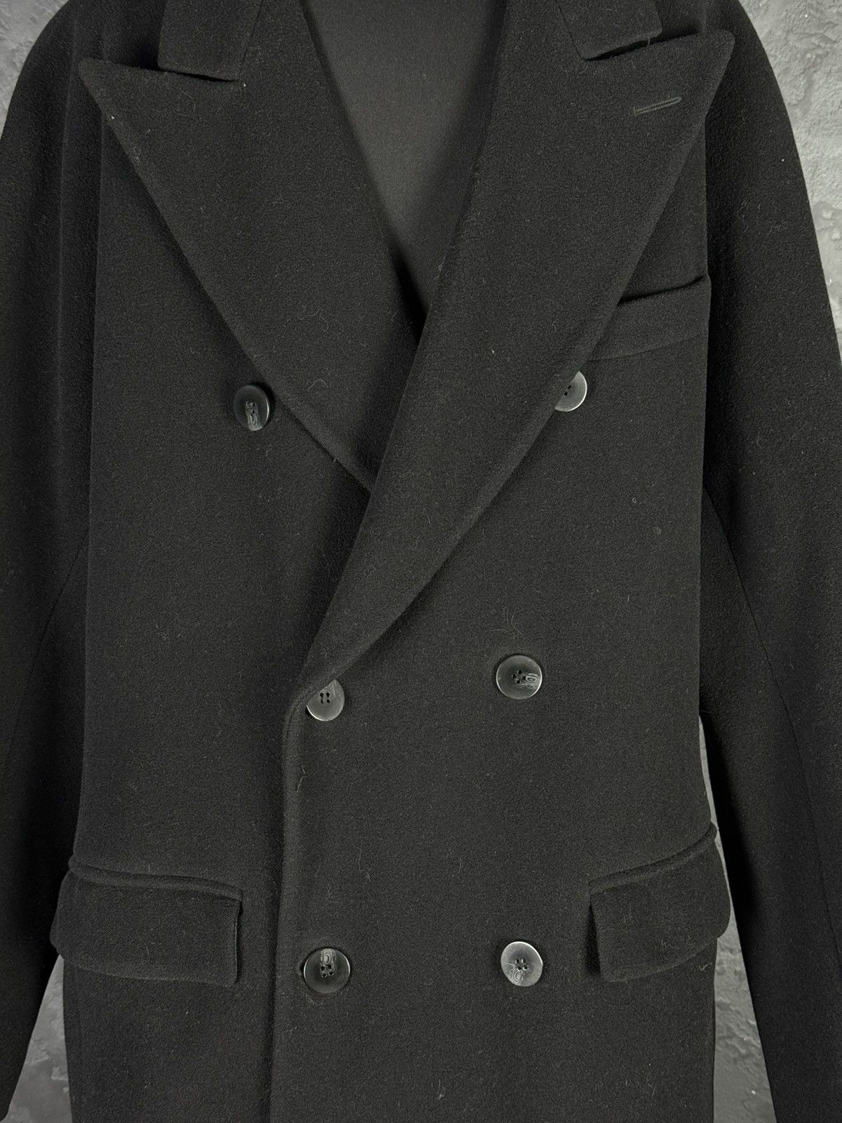 Marithe + Francois Girbaud 90s Marithe François Girbaud Men’s Double Breasted Overcoat Size US L / EU 52-54 / 3 - 7 Thumbnail